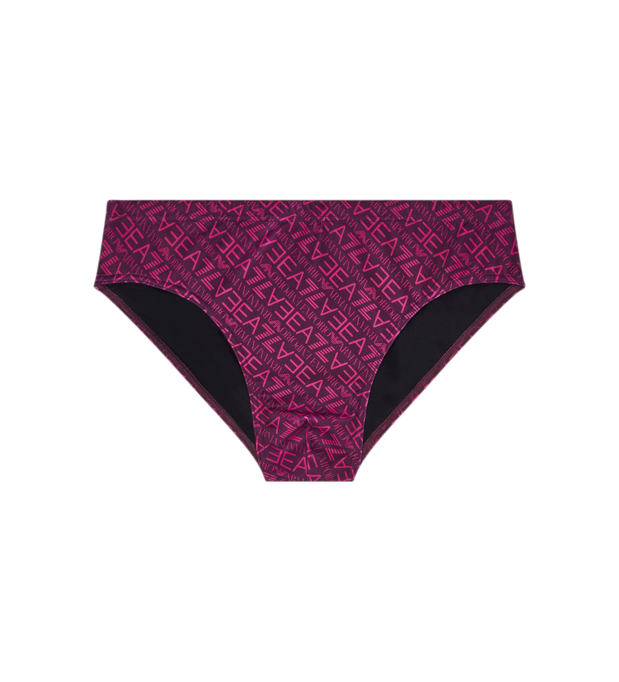 EA7 für Herren. 7M000501_AF21249 Slip Water Sports Core bordeauxfarbene Badehose (M), Strandbekleidung, Polyamid