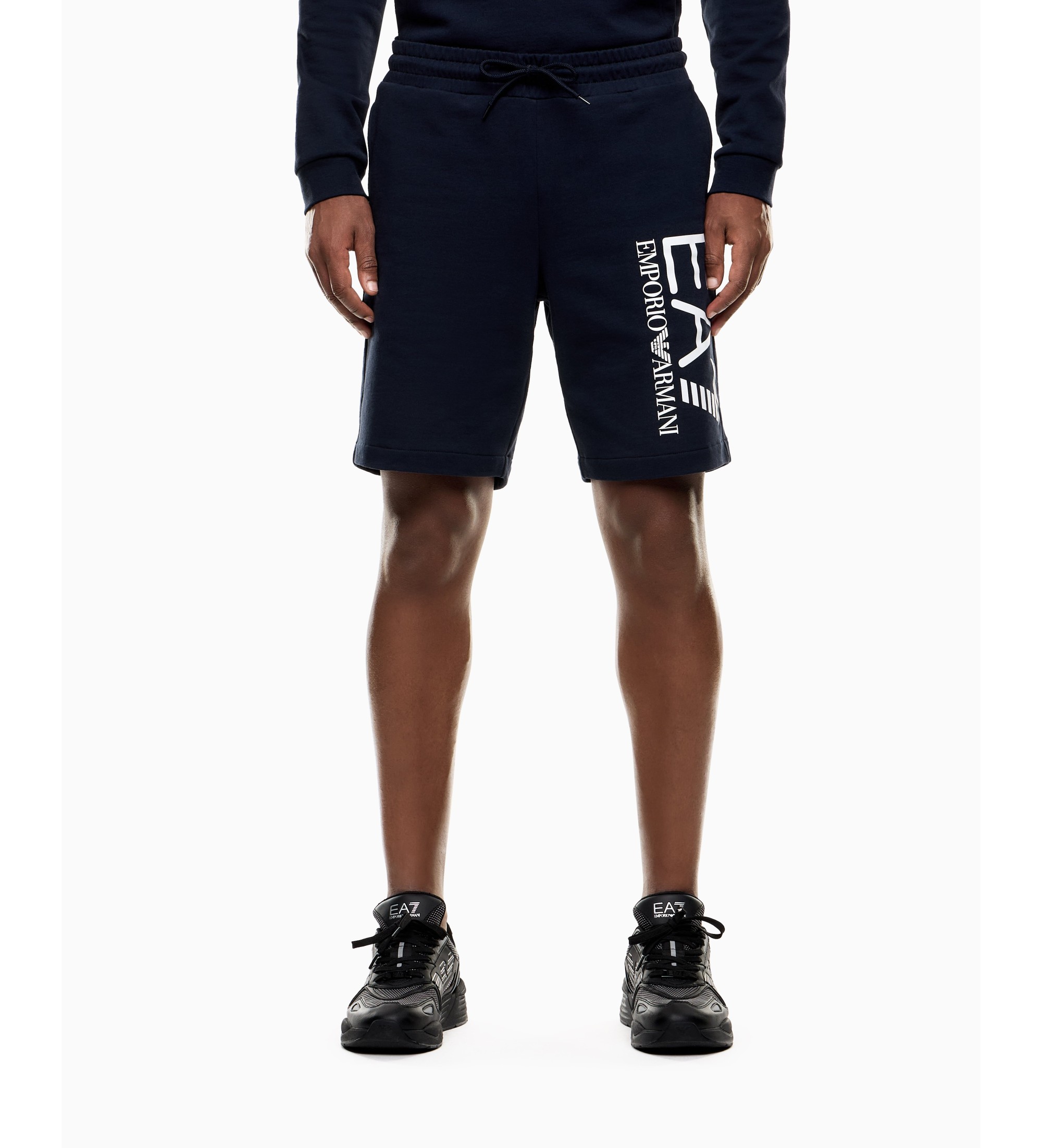 EA7 für Herren. 7M001414_AF22266 Bermudashorts Regular navy (XXS), Lässig, Sportlich, Baumwolle, Marine