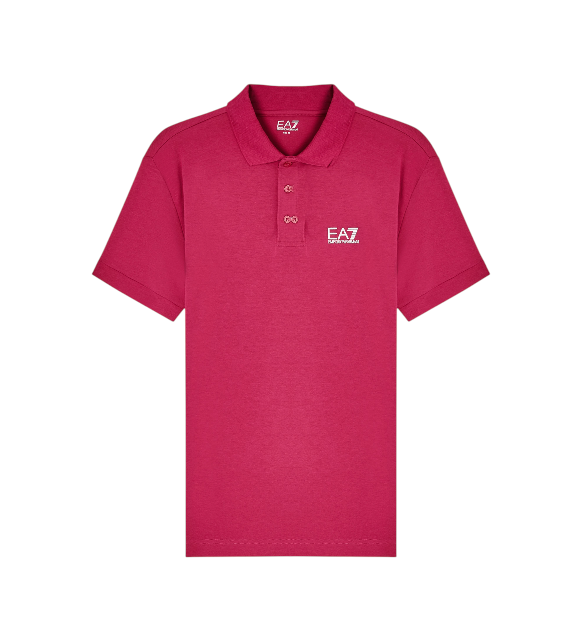 EA7 für Herren. 8NPF14_PJVQZ Core Identity Poloshirt rosa (S), Lässig, Sportlich, Baumwolle, Kurzarm