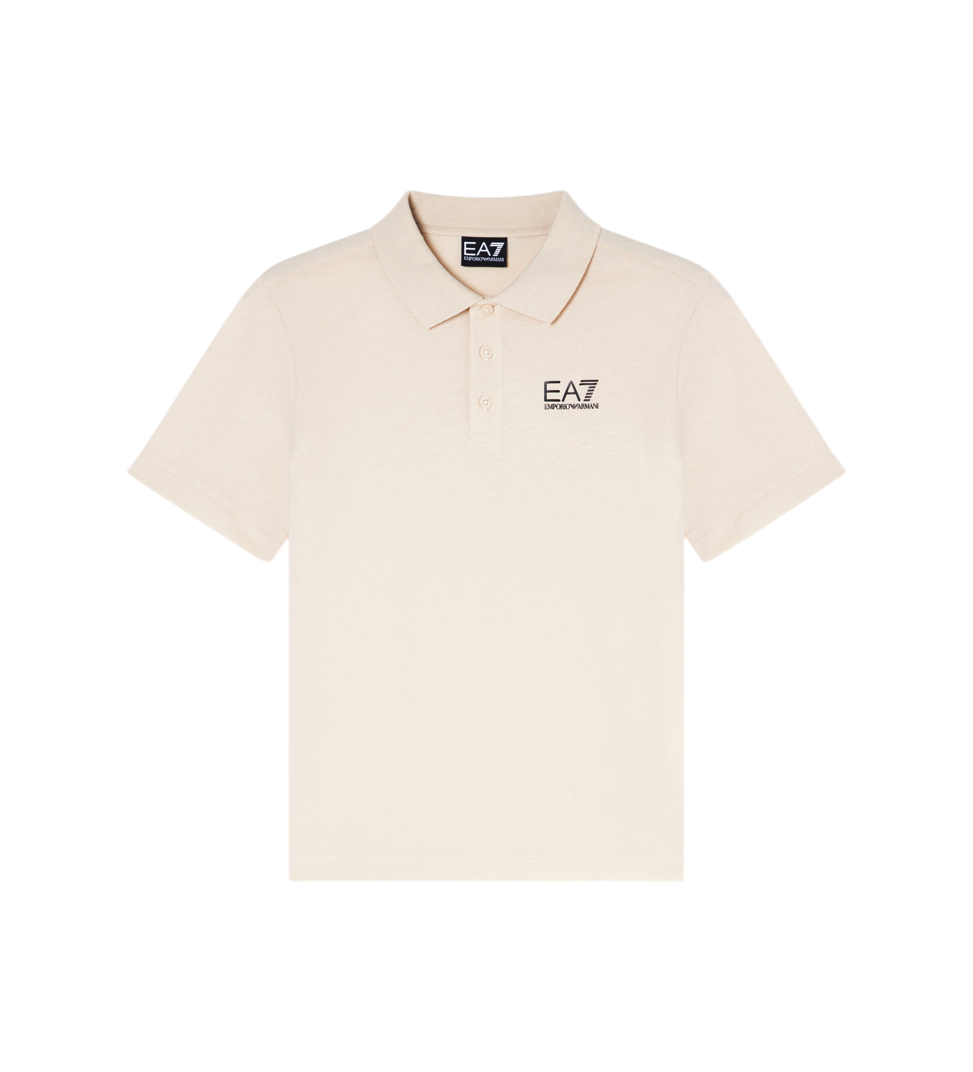 EA7 für Jungen. 7B000022_AF10378 Polo Core Identity Junge beige (12Años= 154cm), Lässig, Baumwolle, Kurzarm, Kinderbekleidung