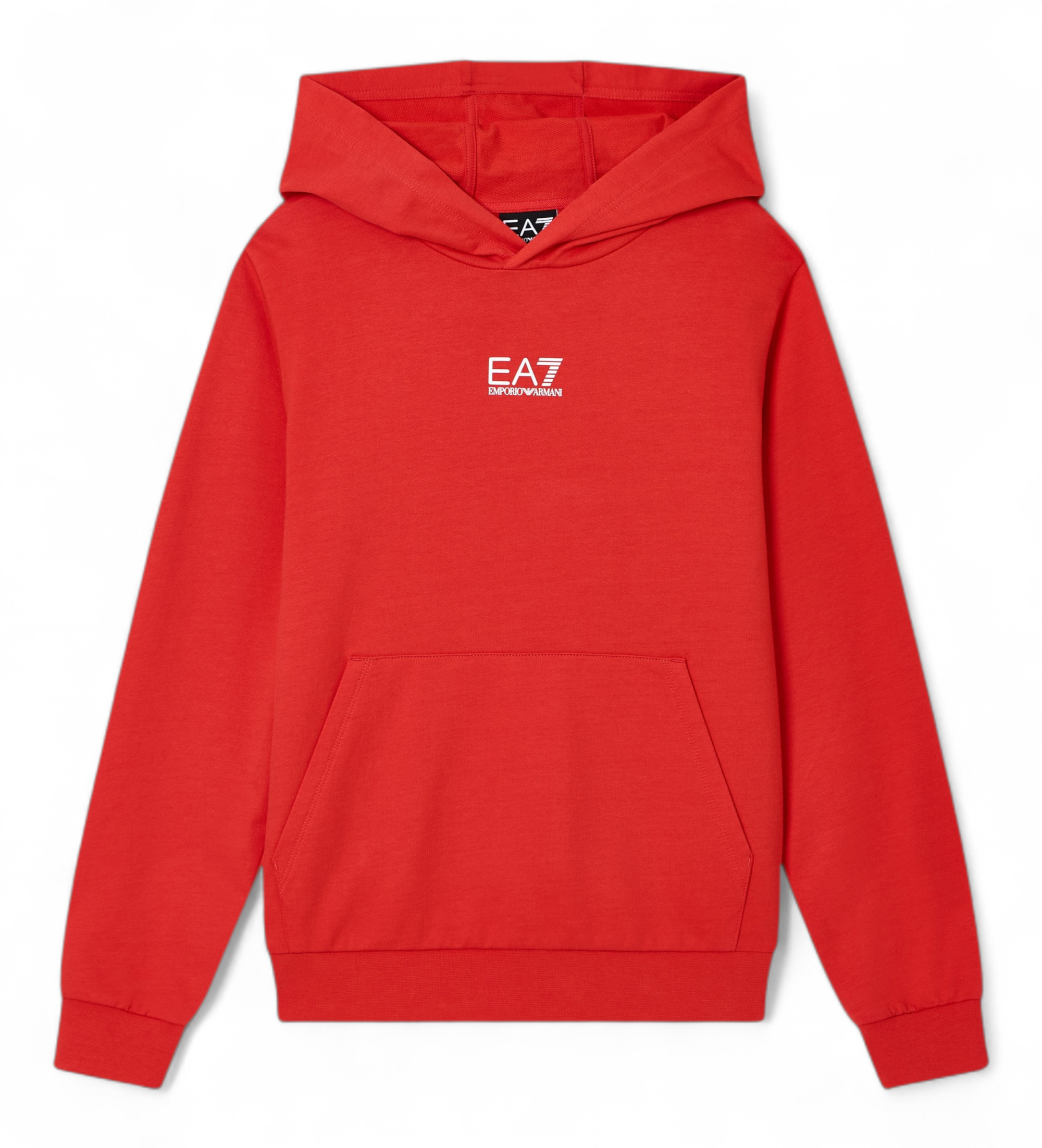 EA7 für Jungen. 7B000024_AF10380 Sweatshirt Core Identity Junge rot (12 Años), Sportlich, Baumwolle, Kurzarm, Kinderbekleidung