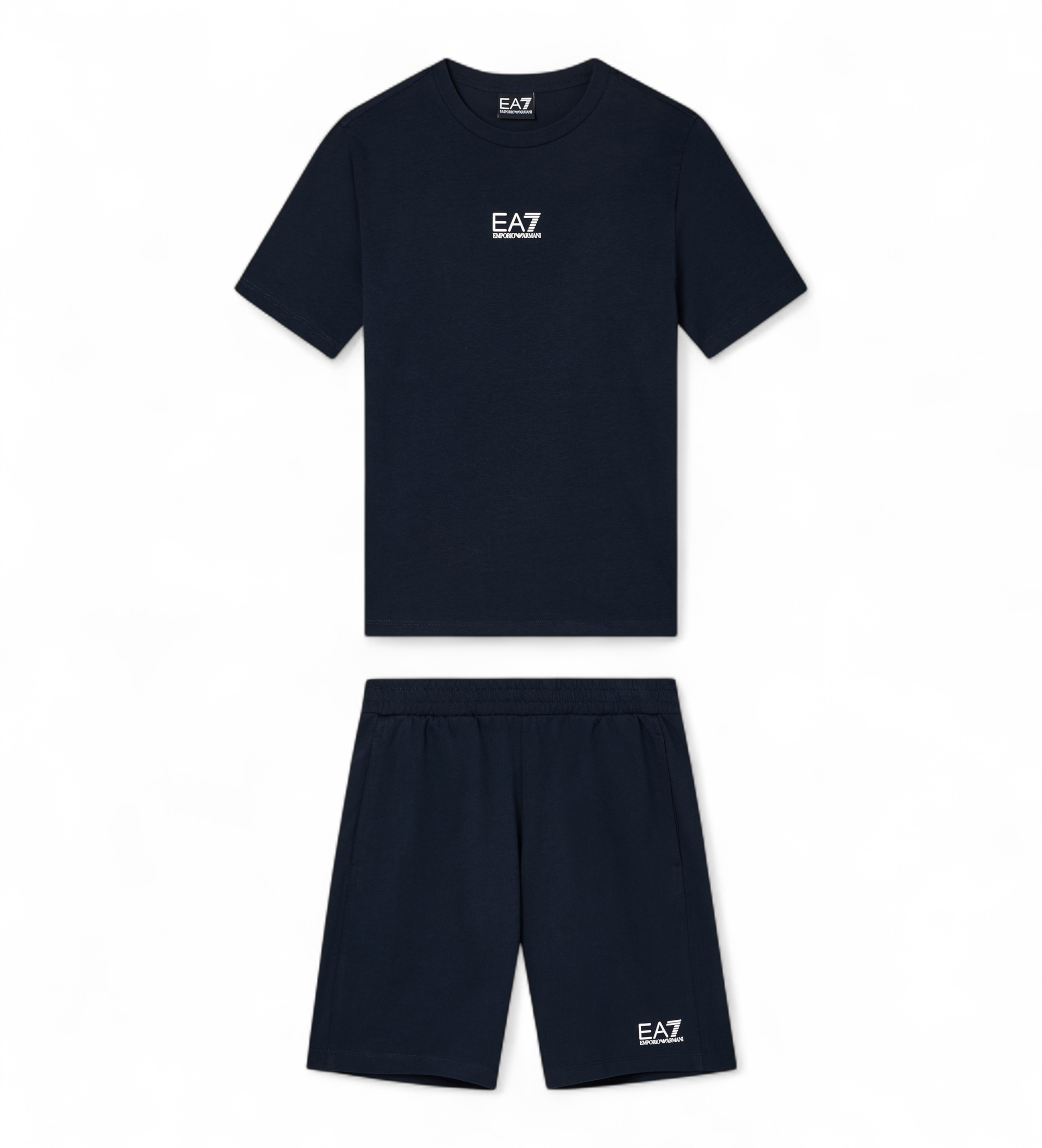 EA7 für Jungen. 7B000294_AF10378 Core Identity Boy navy set (12Años= 154cm), Lässig, Sportlich, Grün, Baumwolle, Sportbekleidung, Multisport
