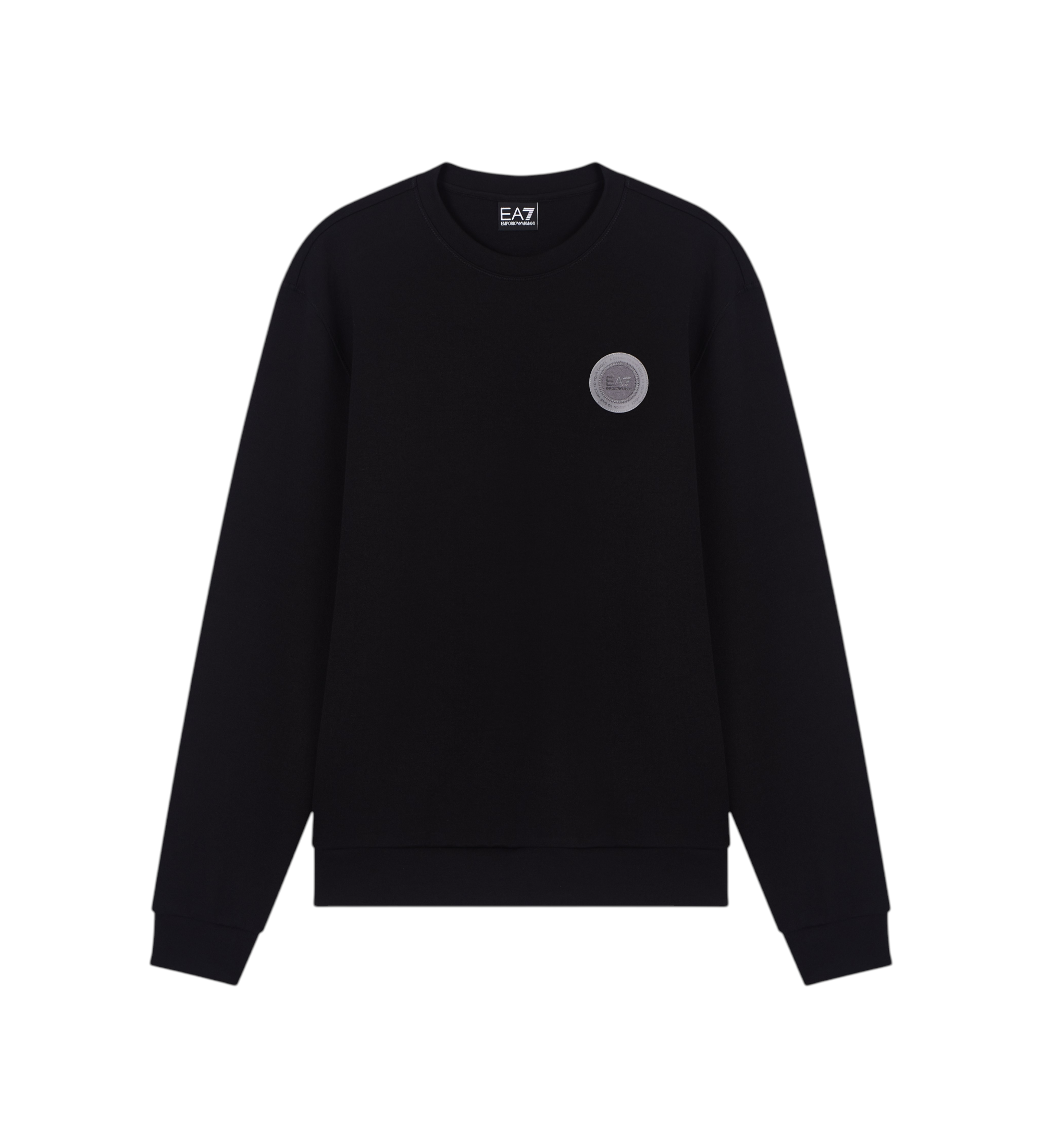 EA7 für Herren. 7X000455_AF12660 Sweatshirt Core schwarz (L), Lässig, Baumwolle