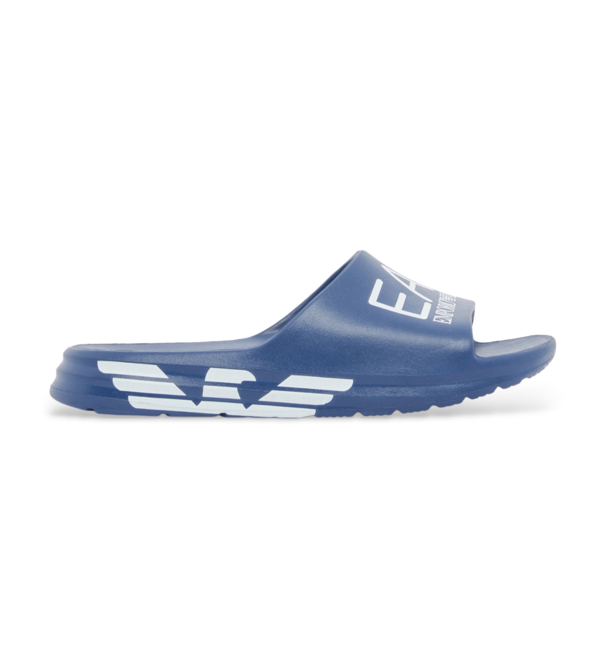 EA7 Unisex. 7X000356_AF18618 Pantoffeln Crusher Distance blau (43), Lässig, Synthetisch, Strandbekleidung