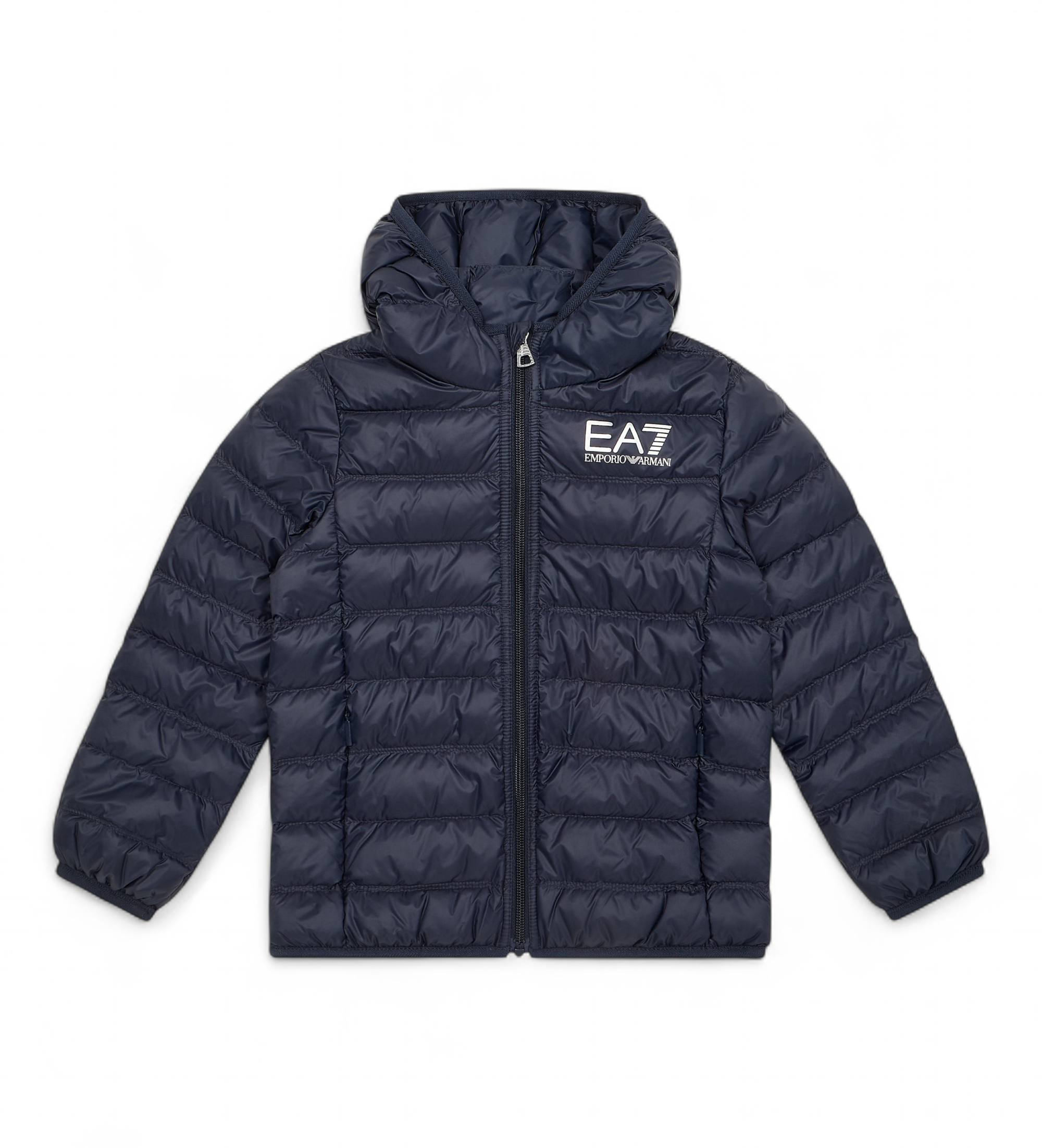 EA7 für Jungen. 7B000035_AF12477 Daunen-Steppjacke navy (4Años= 106cm), Schwarz, Lässig, Polyamid, Langarm, Recyceltes Nylon, Marine, Kinder
