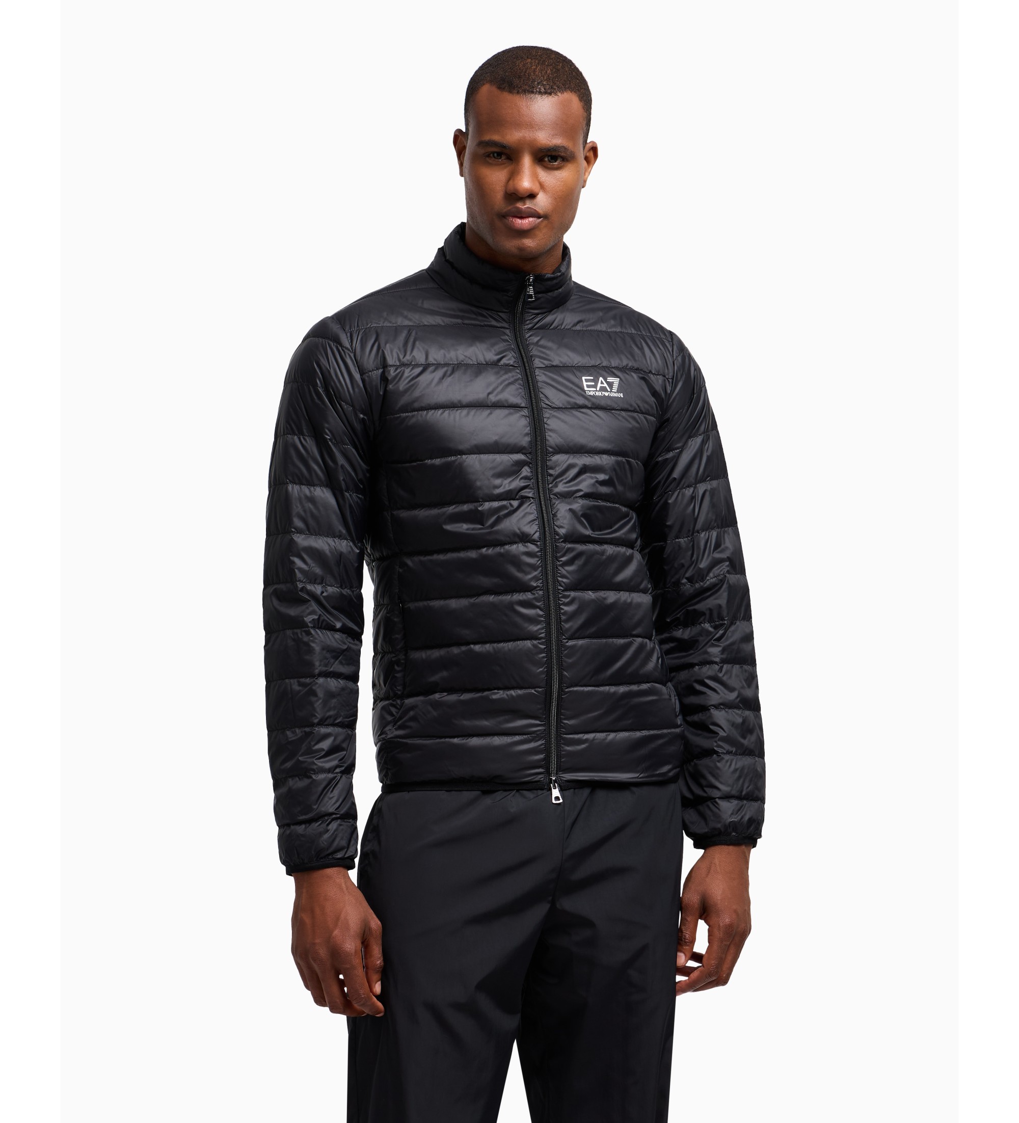 EA7 für Herren. 8NPB23_PNGPZ Daunenjacke Core Identity schwarz (4XL), Lässig, Polyamid