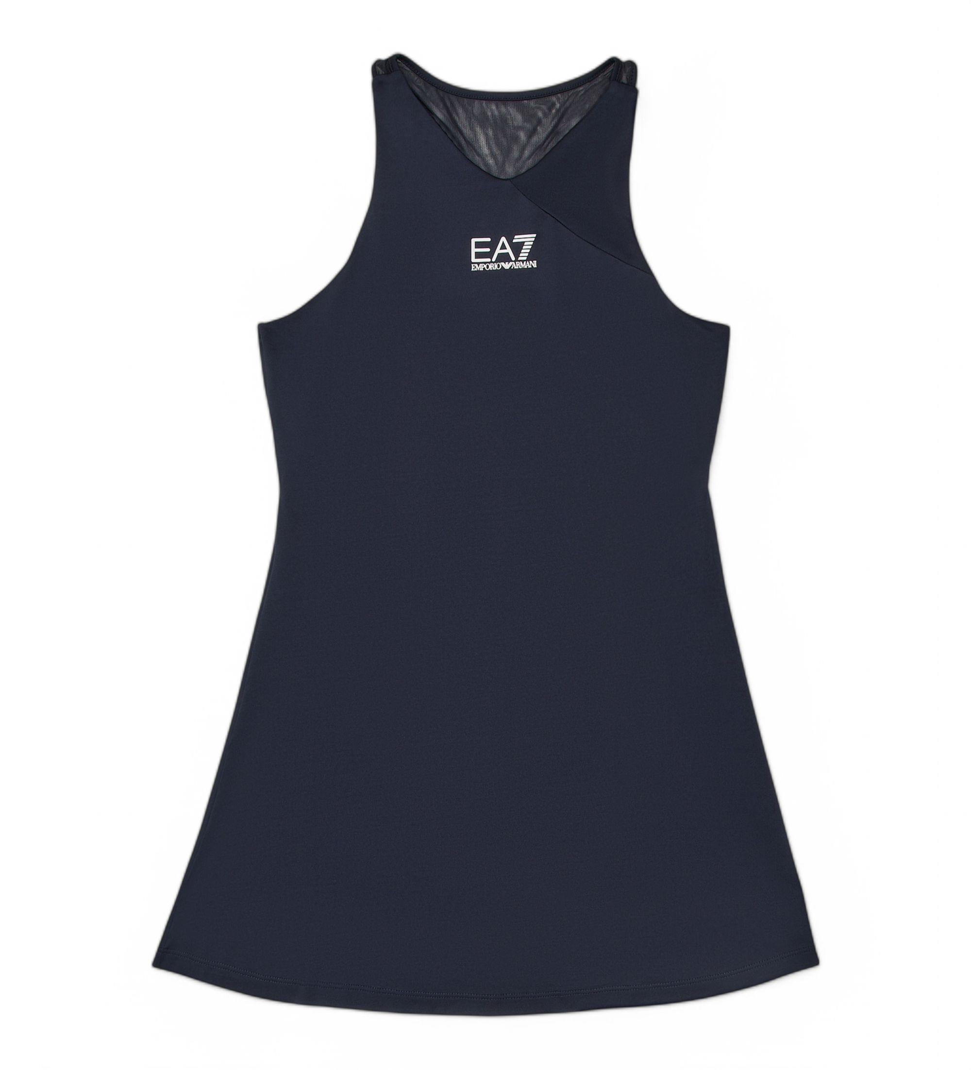 EA7 für Mädchen. 8NFA51_FJGBZ Tennis Pro Kleid aus technischem Gewebe Ventus7 navy (14años= 164cm), Sportlich, Tennis/Padel, Polyester, Ärme
