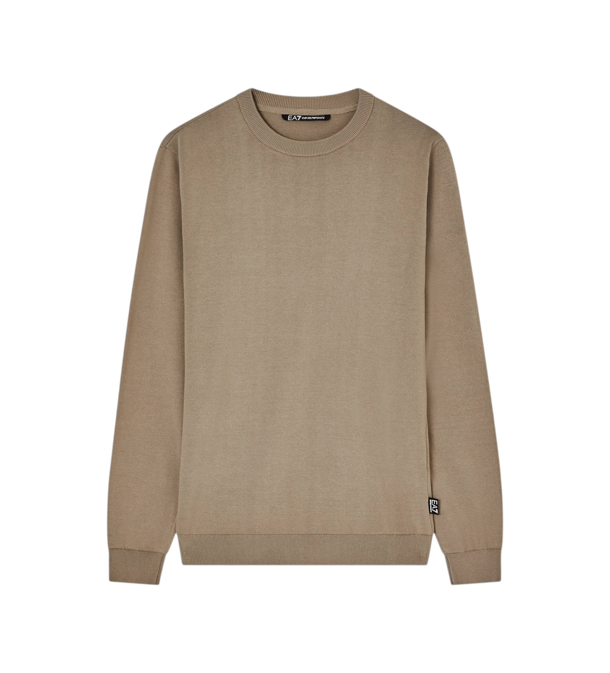 EA7 für Herren. 7M000541_AF14755 Golf Pro brauner Pullover (L), Lässig, Baumwolle, Klassisch