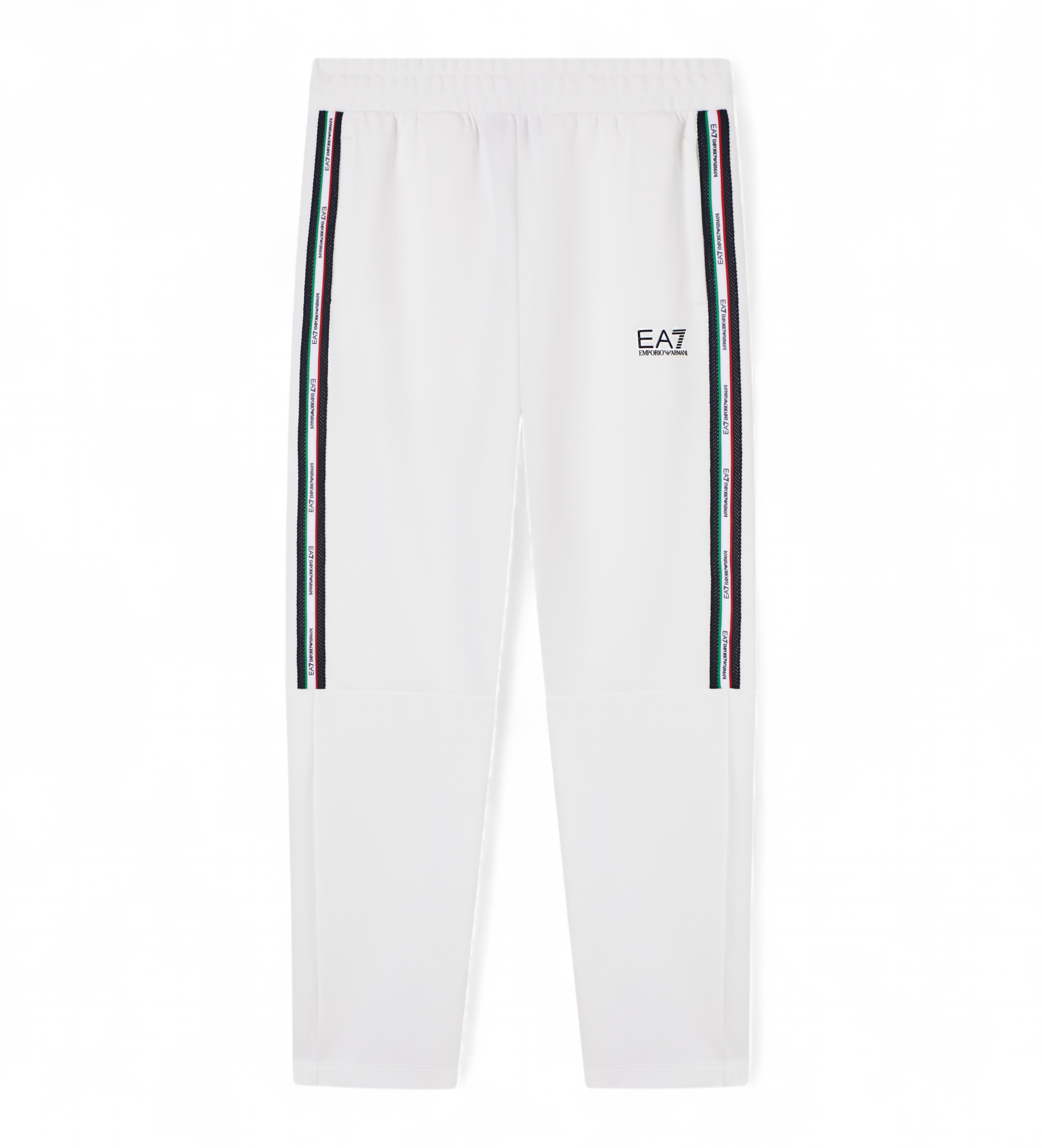 EA7 für Herren. 7M001866_AF12660 Italian Spirit-Hose Weiß (S), Lässig, Sportlich, Baumwolle, Sportbekleidung, Multisport