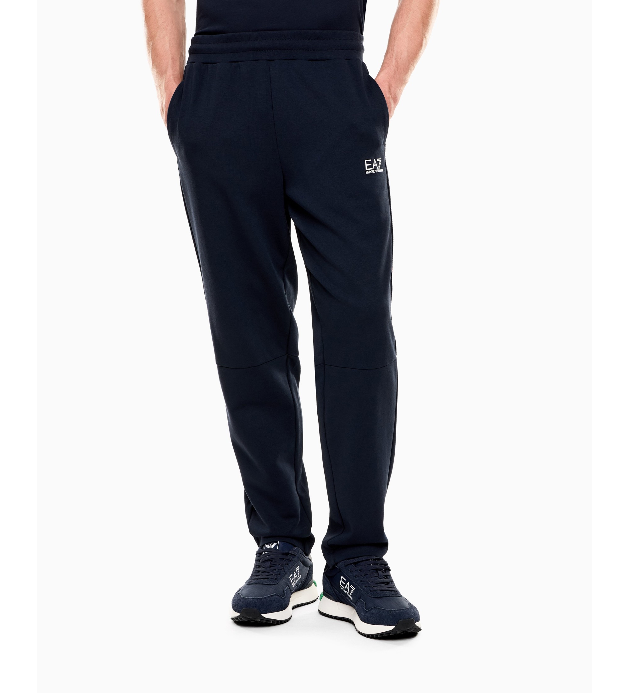 EA7 für Herren. 7M001866_AF12660 Italian Spirit Hose navy (S), Lässig, Baumwolle, Marine