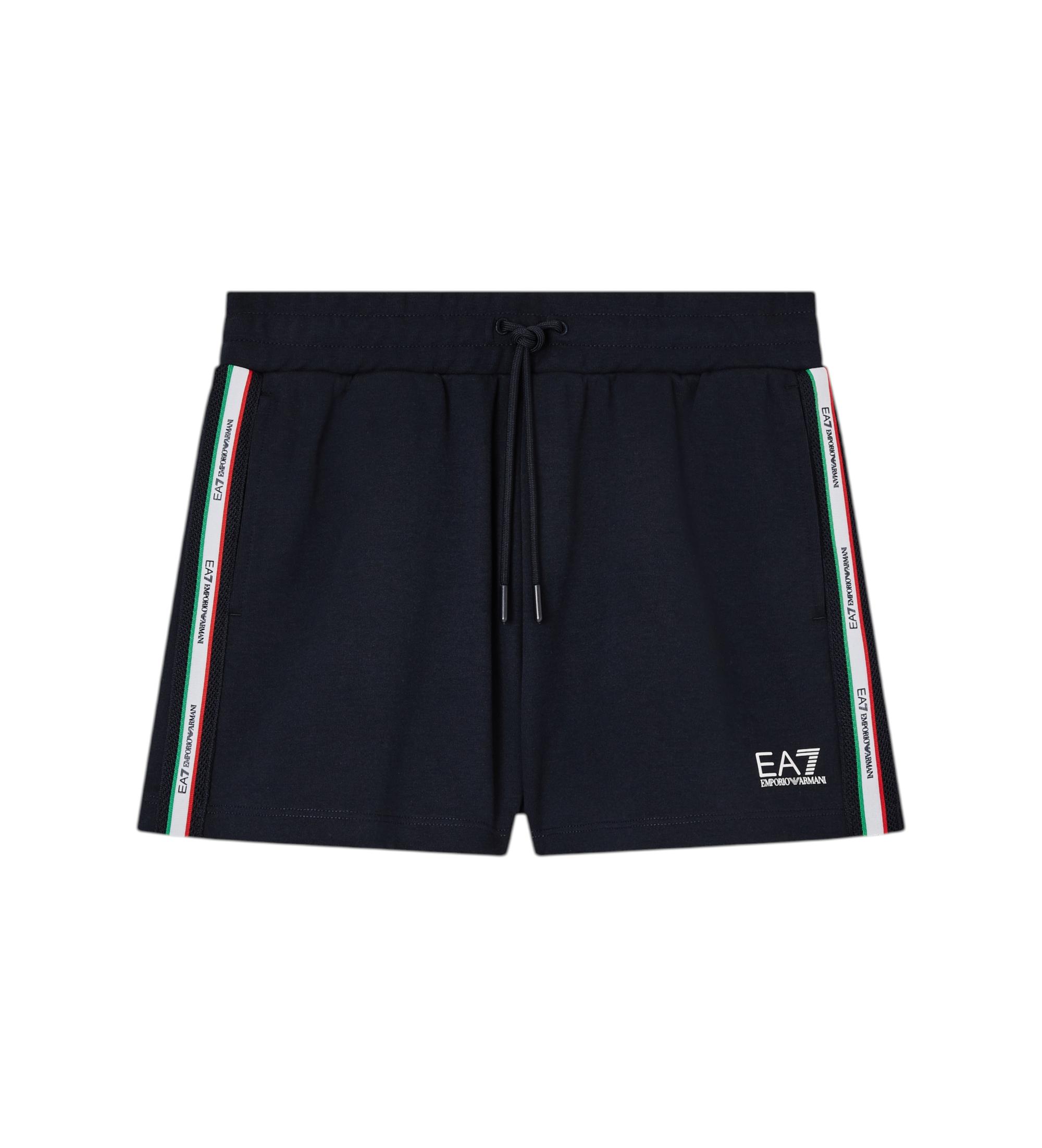EA7 für Damen. 7W001224_AF12660 Kurze Hose Italian Spirit blau (S), Lässig, Baumwolle, Marine