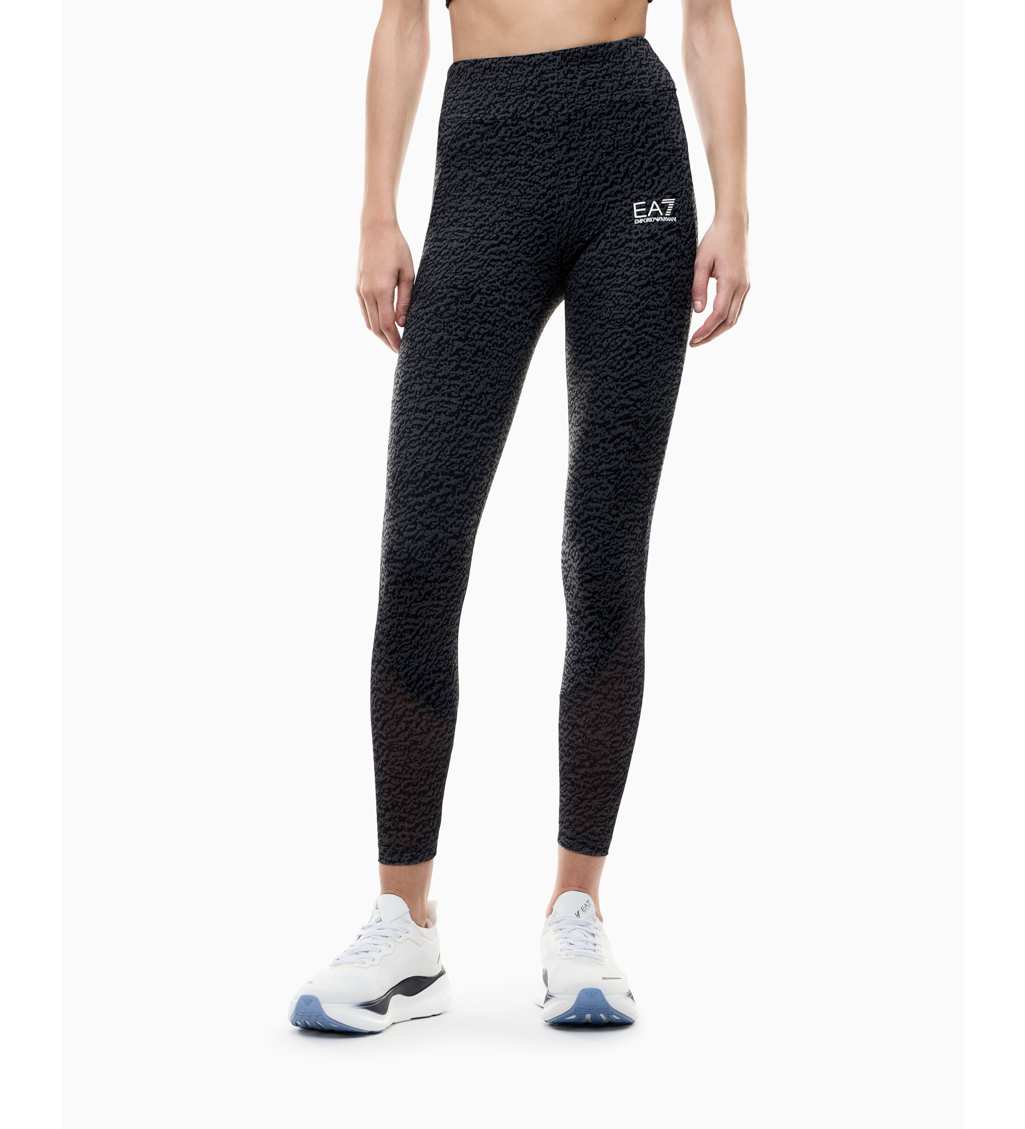 EA7 für Damen. 7W000920_AF13418 Leggings Vigor7 Lab schwarz (S), Sportlich, Polyamid