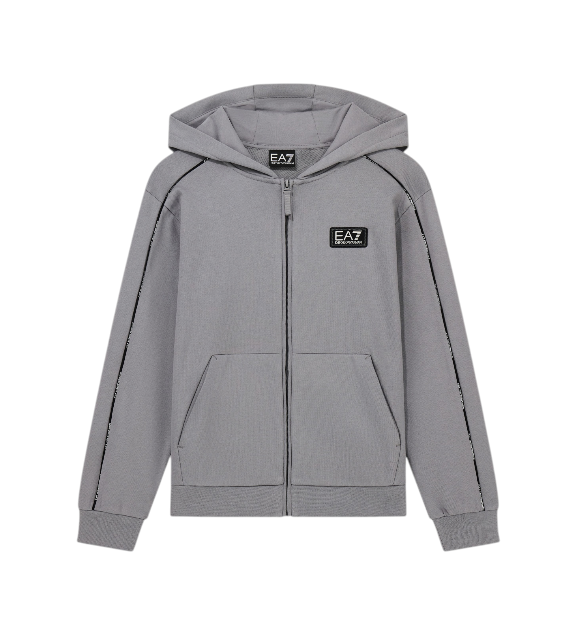 EA7 für Jungen. 7B000253_AF16591 Sweatshirt Logo grau (16Años= 168cm), Lässig, Baumwolle, Kinderbekleidung