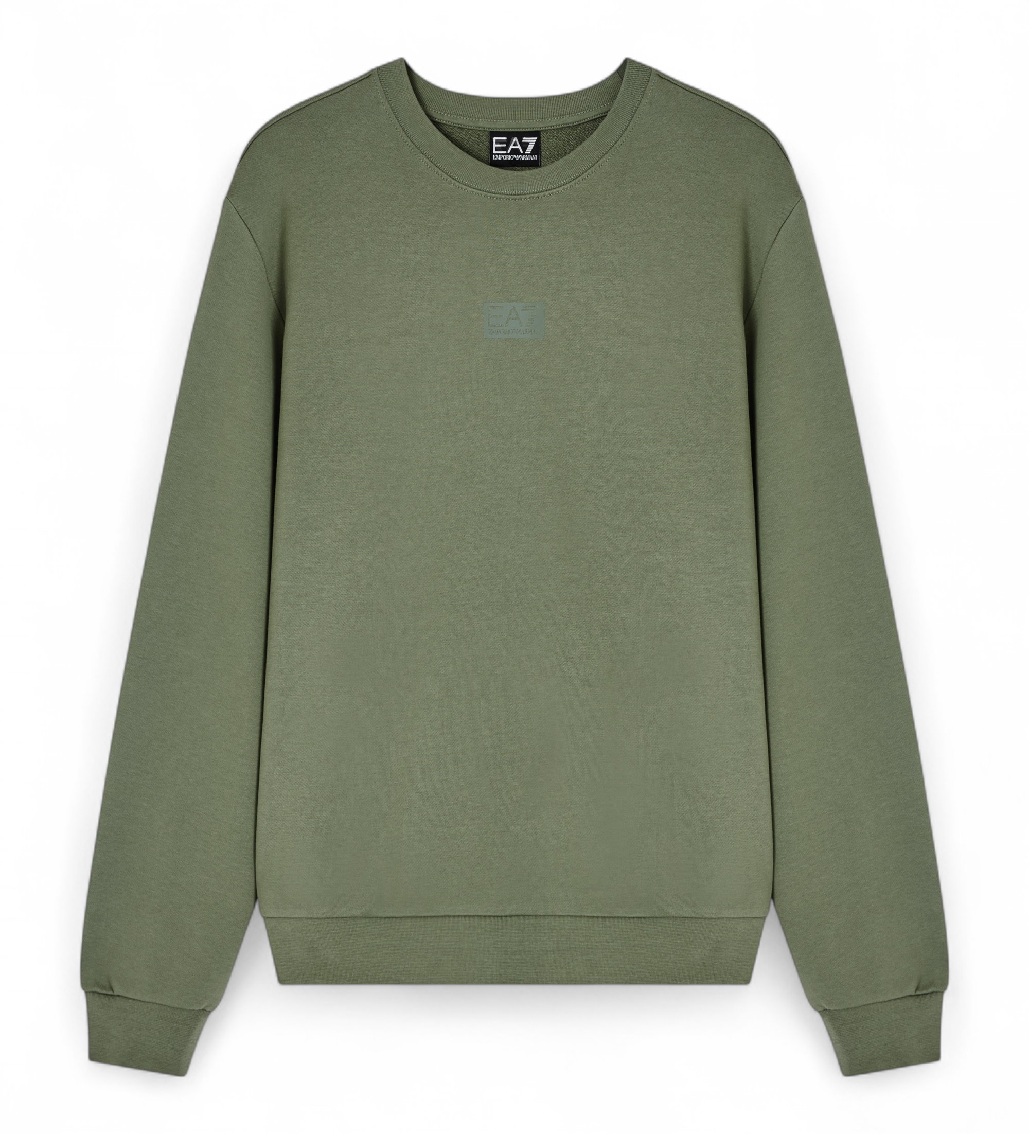 EA7 für Herren. 7M001489_AF17787 Sweatshirt Logo Serie grün (XXL), Sportlich, Baumwolle, Sportbekleidung, Klassisch, Multisport, Kurzarm