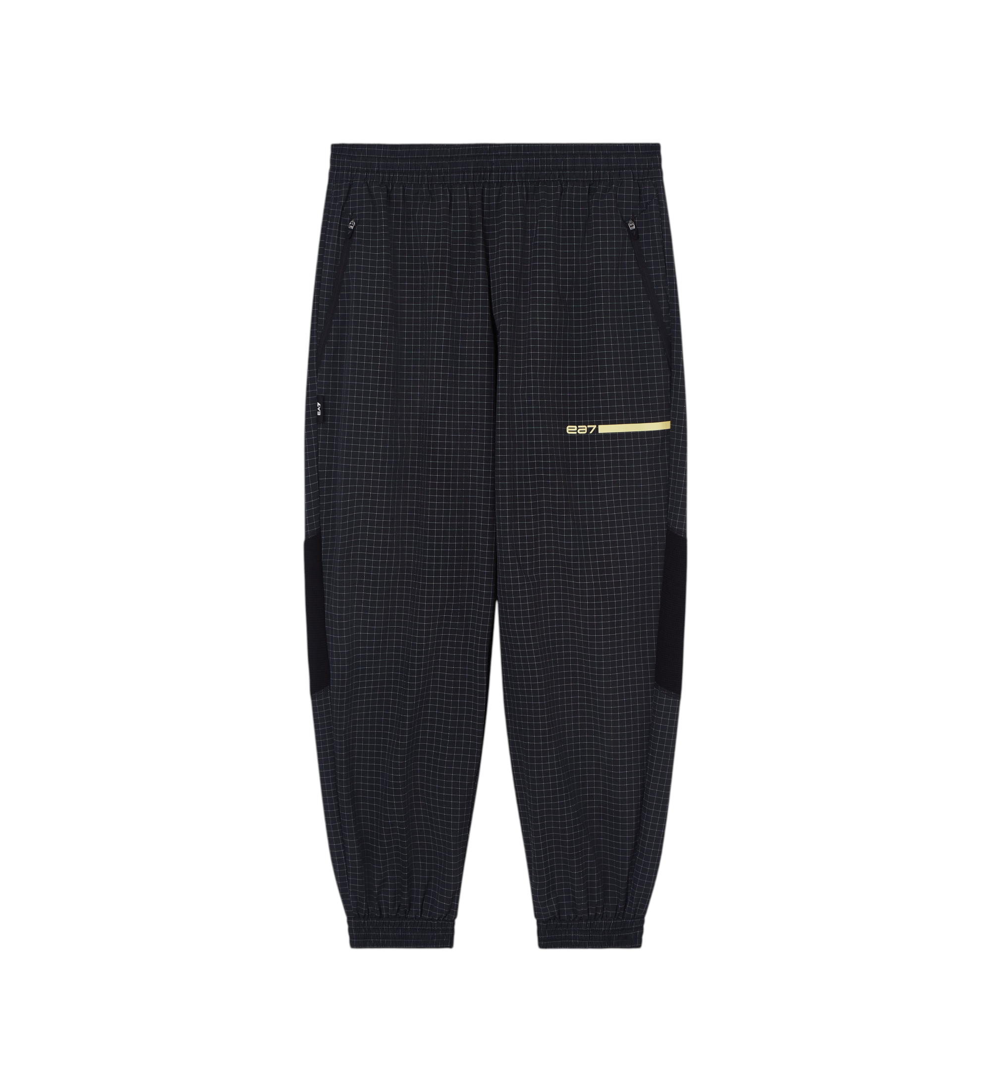 EA7 für Herren. 7M001505_AF22110 Hose Logo Series schwarz (M), Lässig, Polyamid