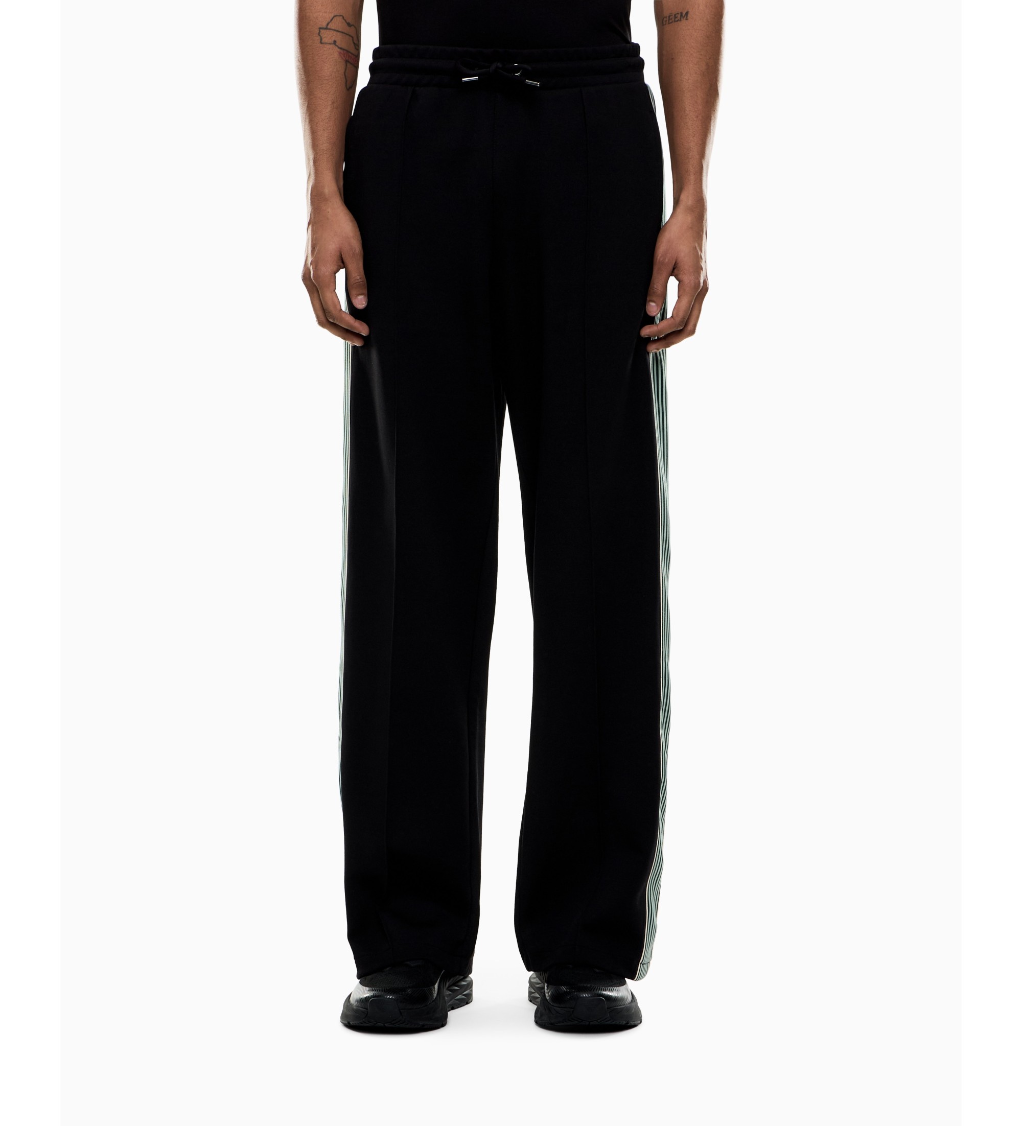 EA7 für Herren. 7M001509_AF12660 Logo Series Hose schwarz (XL), Lässig, Baumwolle