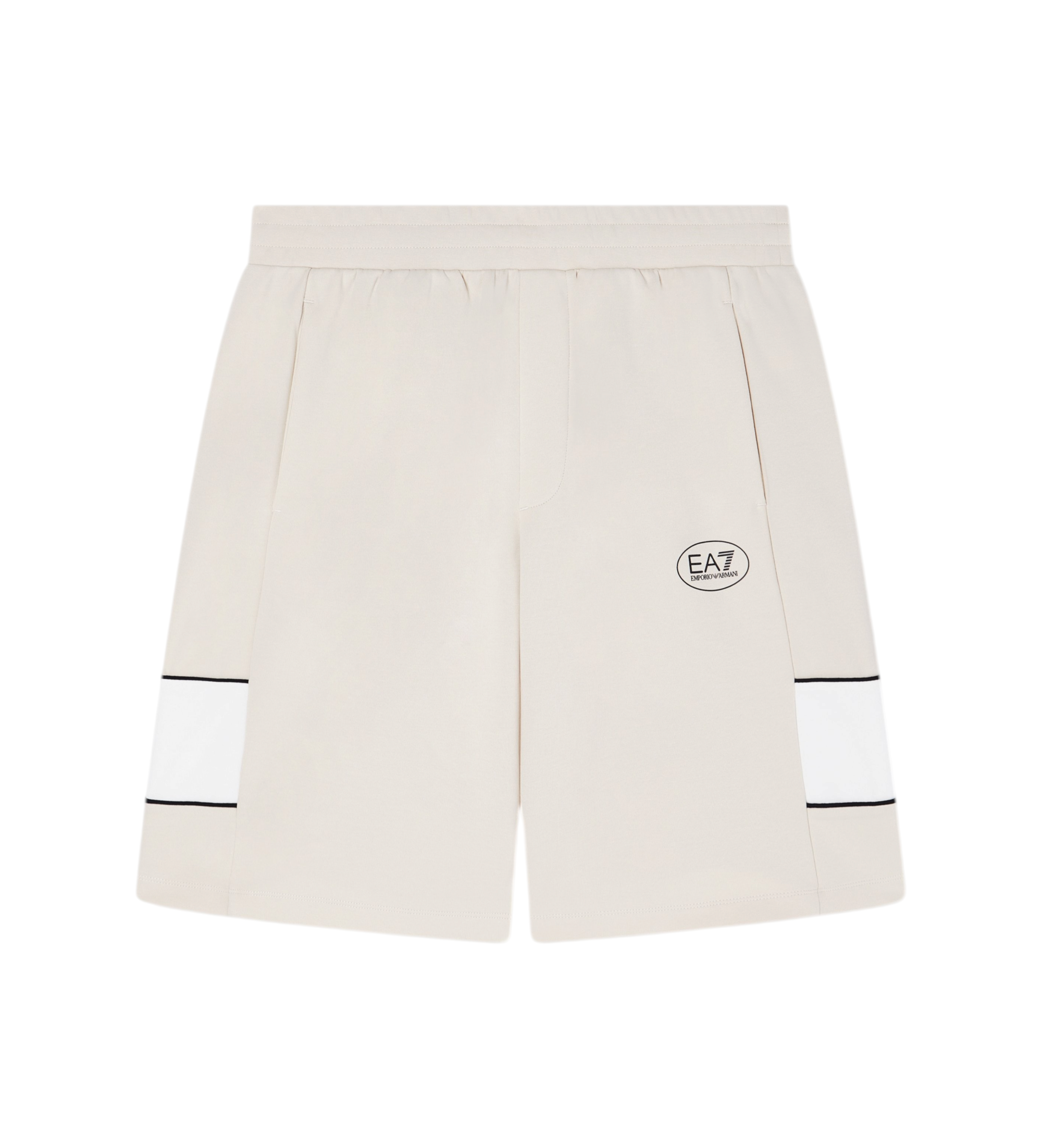 EA7 für Herren. 7M001709_AF12660 Bermudashorts Serie beige (S), Lässig, Sportlich, Baumwolle, Multisport