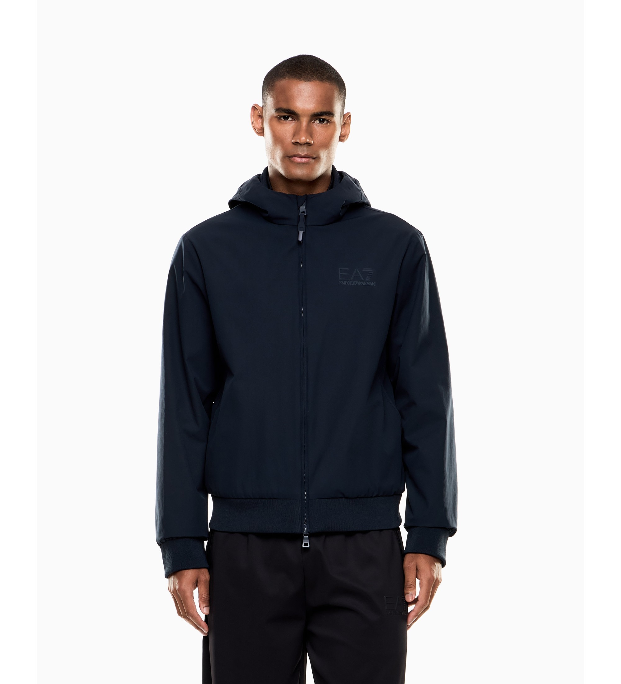 EA7 für Herren. 7M002279_AF21228 Jacke Lux Identity navy (L), Lässig, Polyester, Marine