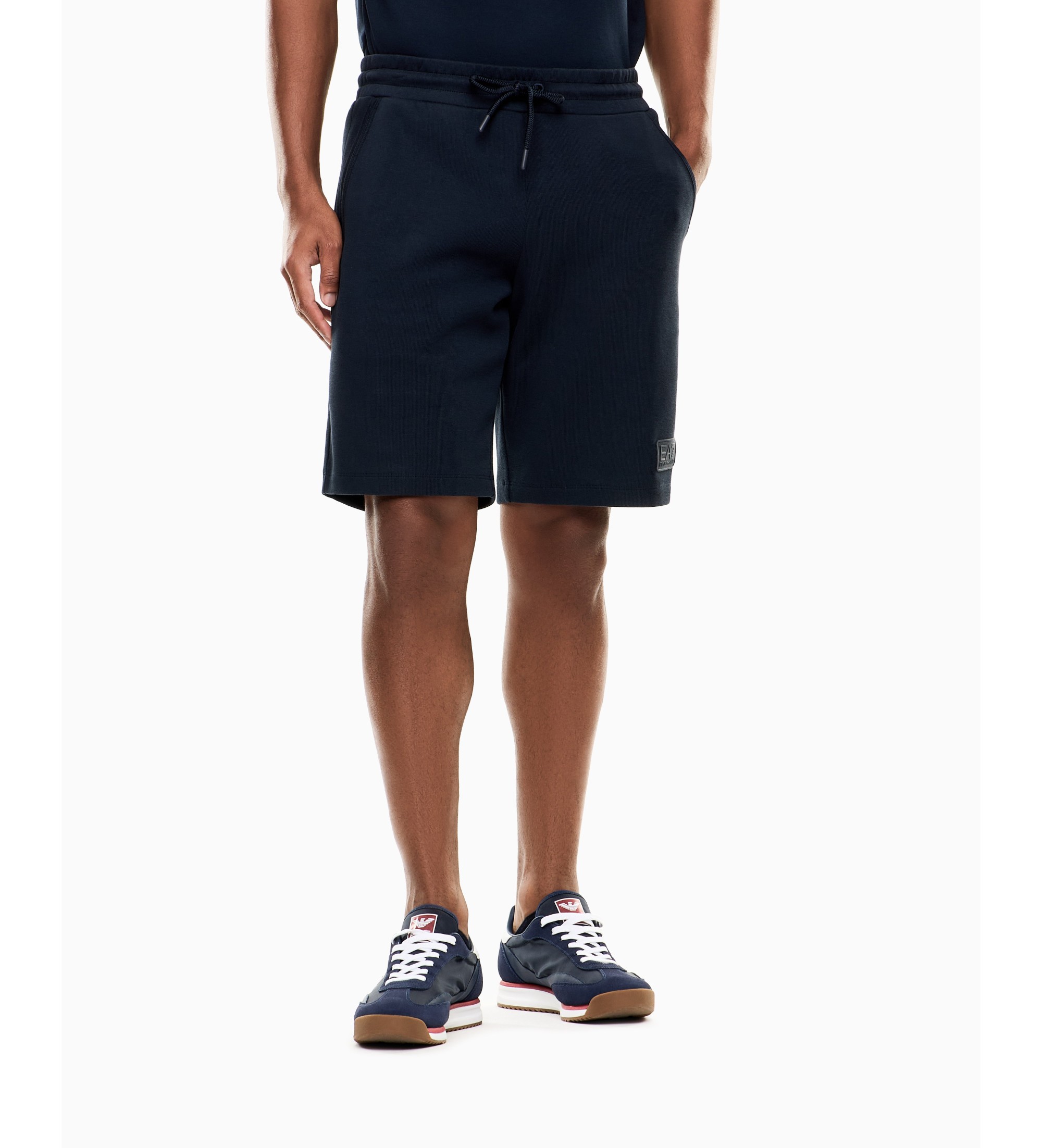 EA7 für Herren. 7M001365_AF22262 Lux Identity Shorts M navy (S), Lässig, Sportlich, Grün, Sportbekleidung, Multisport, Polyester, Marine