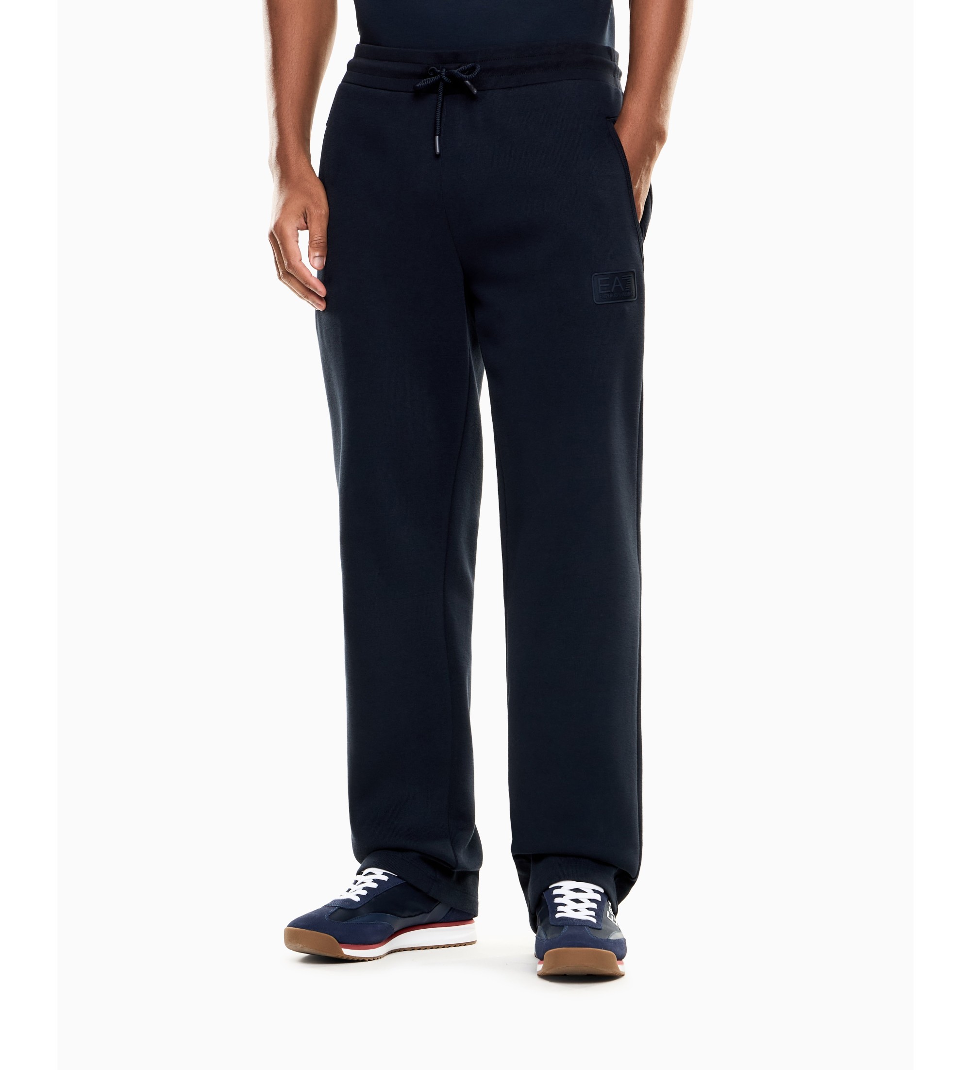 EA7 für Herren. 7M001366_AF22262 Lux Identity-Hose M navy (XL), Lässig, Sportlich, Grün, Baumwolle, Laufen, Tennis/Padel, Multisport, Polyes