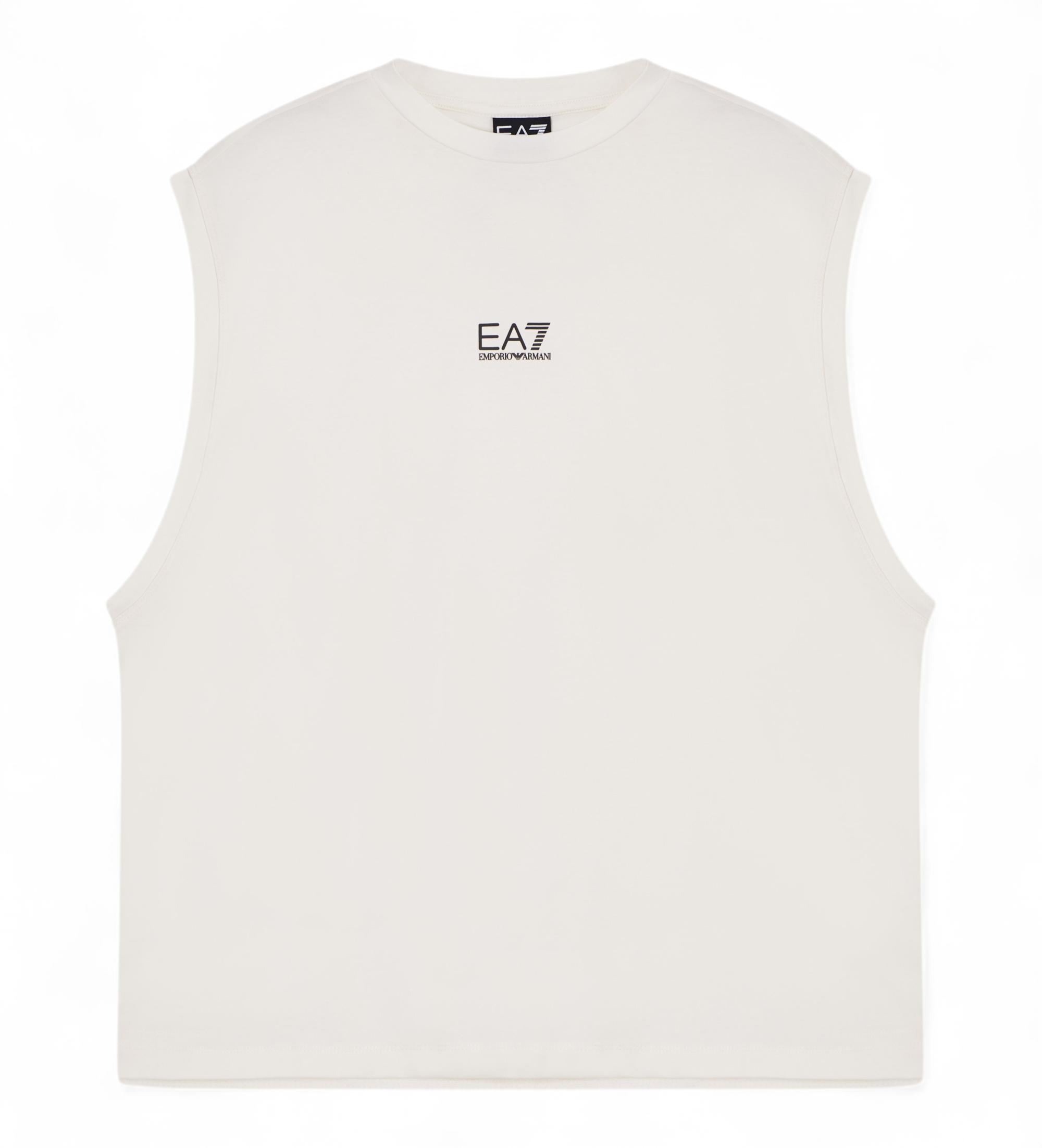 EA7 für Herren. 7M001622_AF21787 T-shirt Top Natural Ventus weiß (M), Lässig, Viskose, Ärmellos / Hosenträger