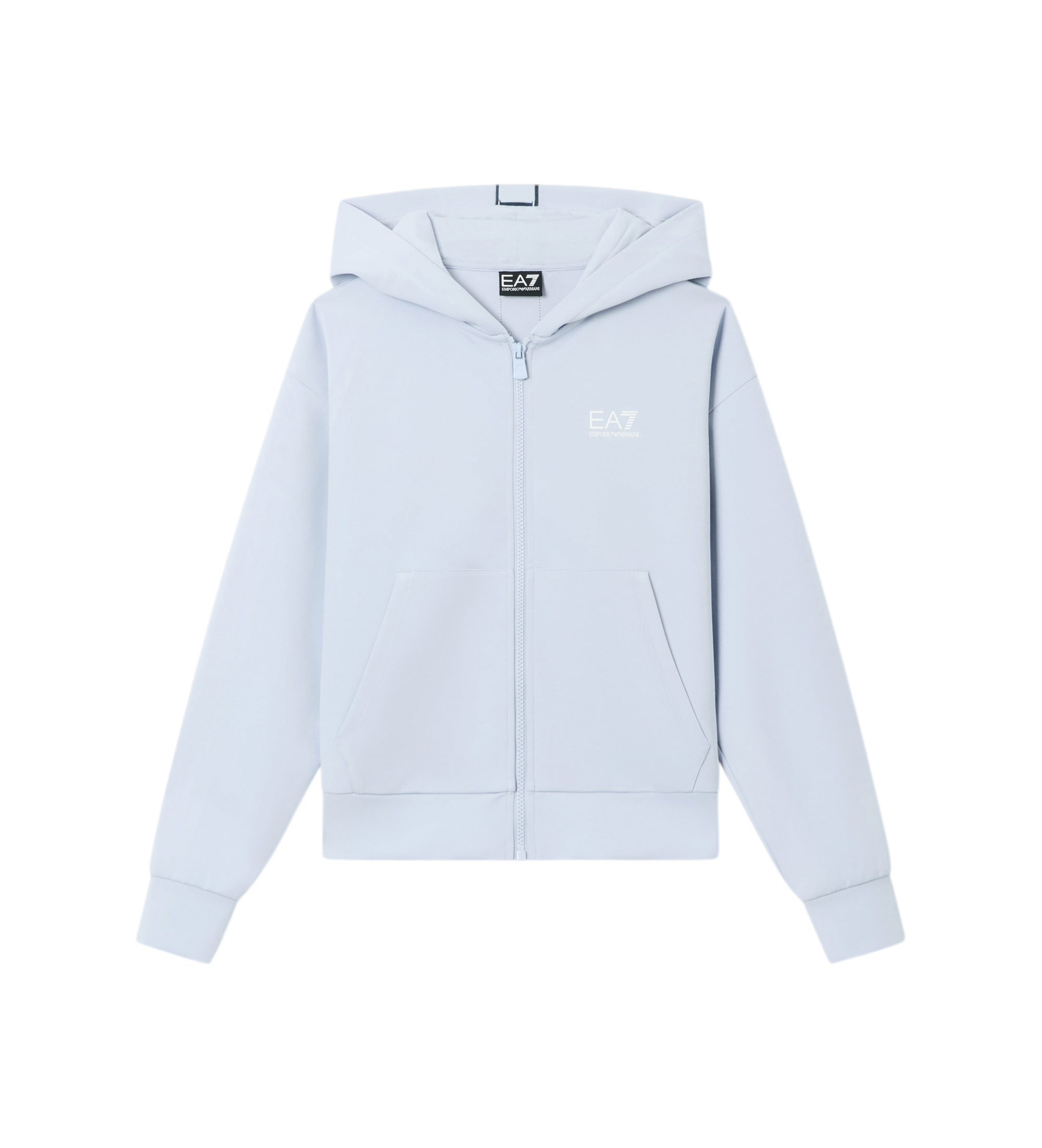 EA7 für Mädchen. 7G000220_AF12501 Sweatshirt Natural Ventus blau (16Años= 168cm), Lässig, Recyceltes Polyester, Kinderbekleidung