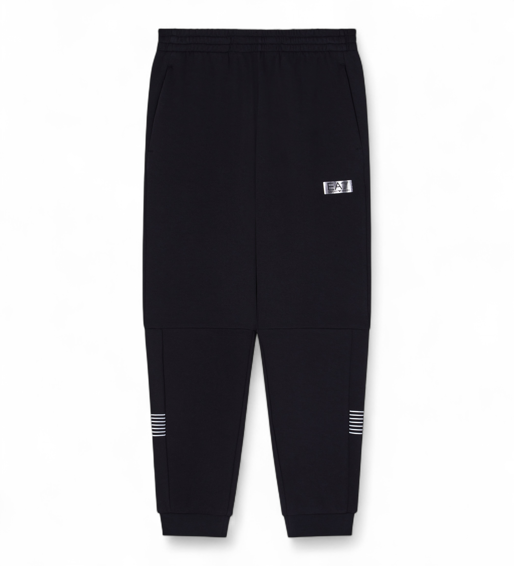 EA7 für Jungen. 7B000314_AF12660 Premium Boy Trousers Schwarz (8Años= 130cm), Lässig, Sportlich, Sportbekleidung, Multisport, Polyester, Kin