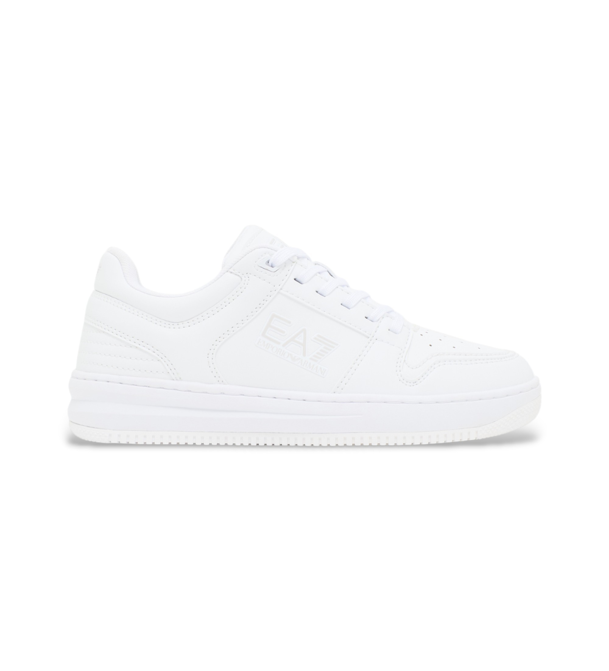 EA7 Unisex. 7X000345_AF11988 Slasher Turnschuhe weiß (41 1/3), Wohnung, Schnürsenkel, Lässig