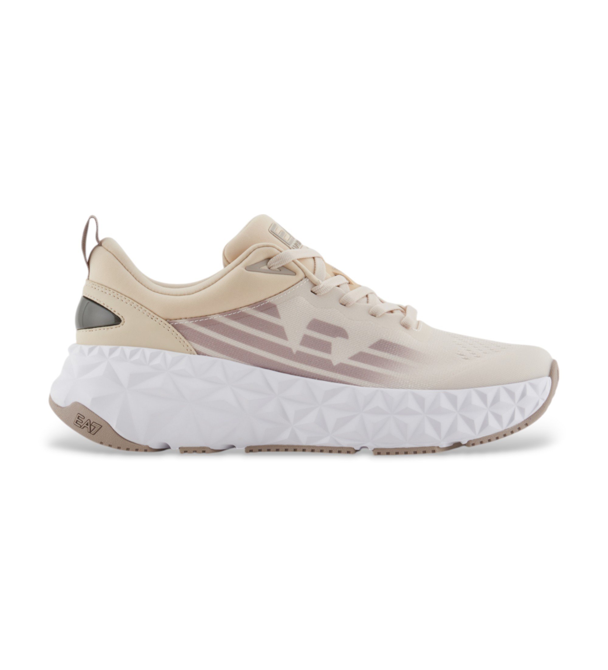 EA7 für Damen. X8X239_XK432 Ultimate Turnschuhe beige (36), Wohnung, Schnürsenkel, Lässig