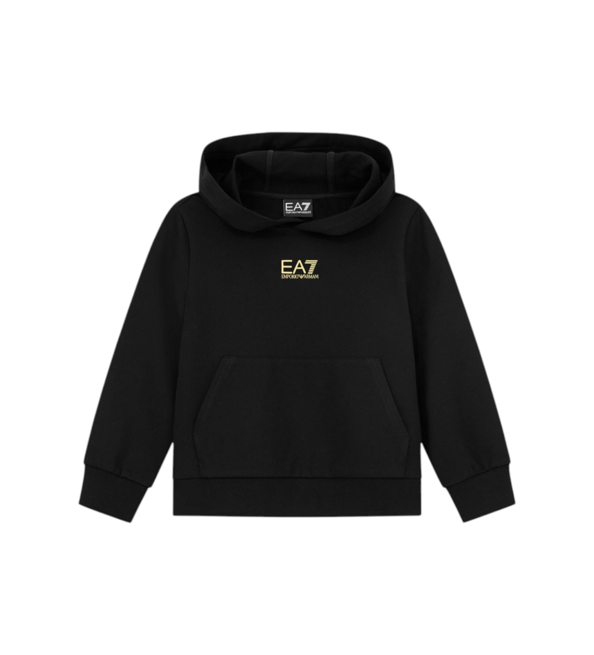 EA7 für Jungen. 7B000024_AF10380 Sweatshirt Modern schwarz (10Años= 142cm), Lässig, Baumwolle, Kinderbekleidung