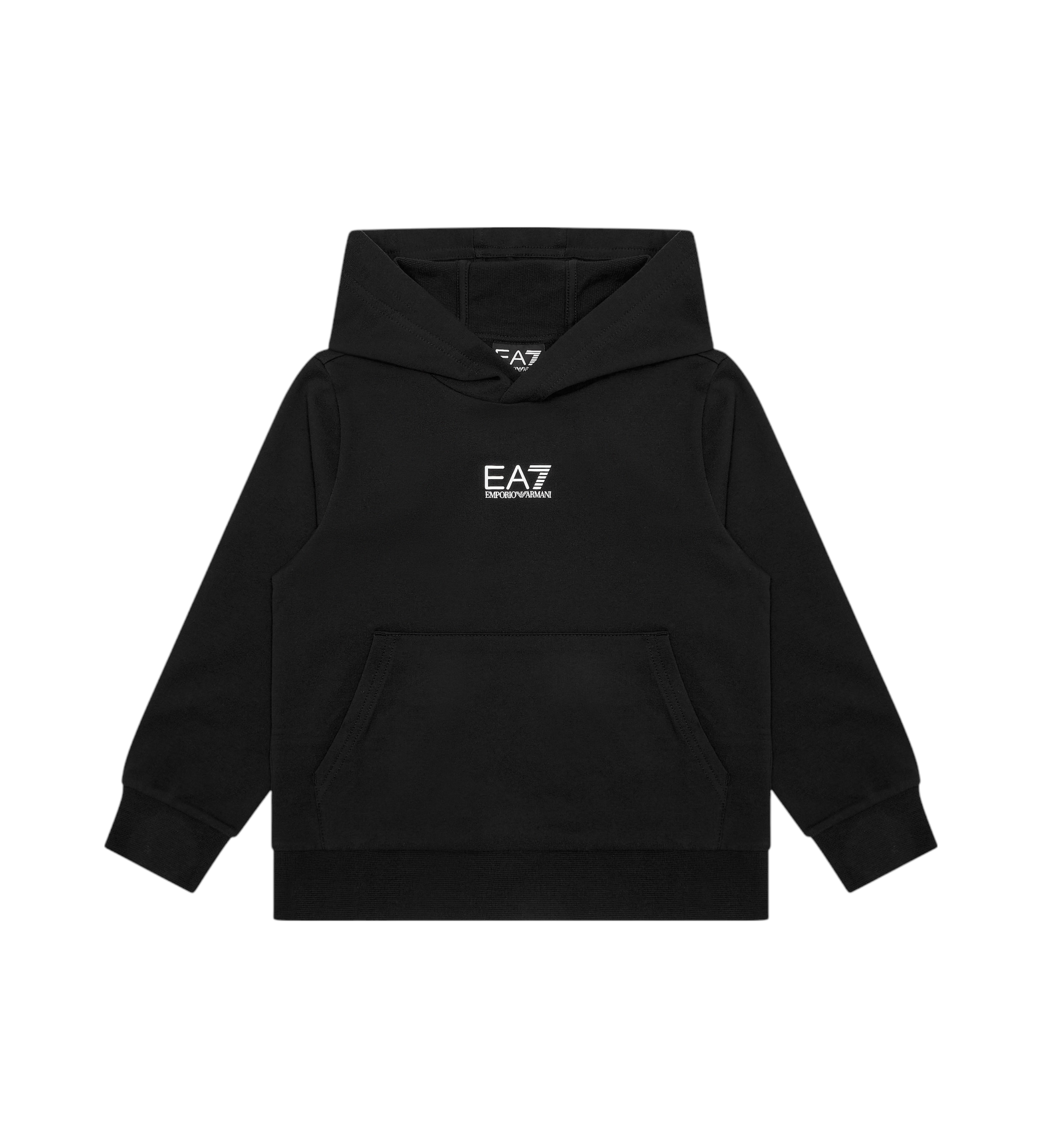 EA7 für Jungen. 7B000024_AF10380 Core Identity Sweatshirt schwarz (4Años= 106cm), Lässig, Sportlich, Baumwolle, Multisport, Kinderbekleidung