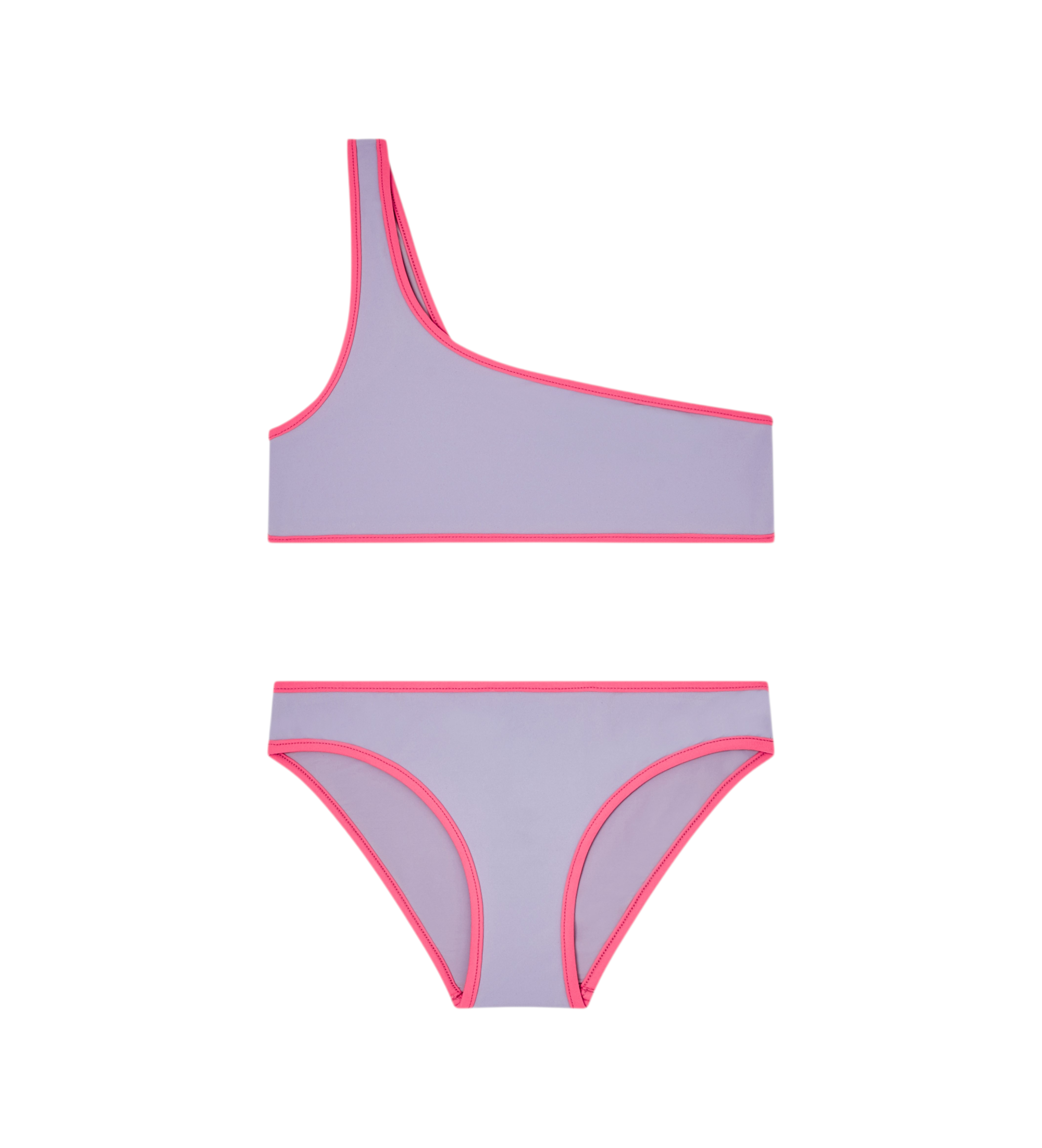 EA7 für Mädchen. 7G000191_AF20663 Bikini Swim flieder (10Años= 142cm), Strandbekleidung, Nylon, Kinderbekleidung