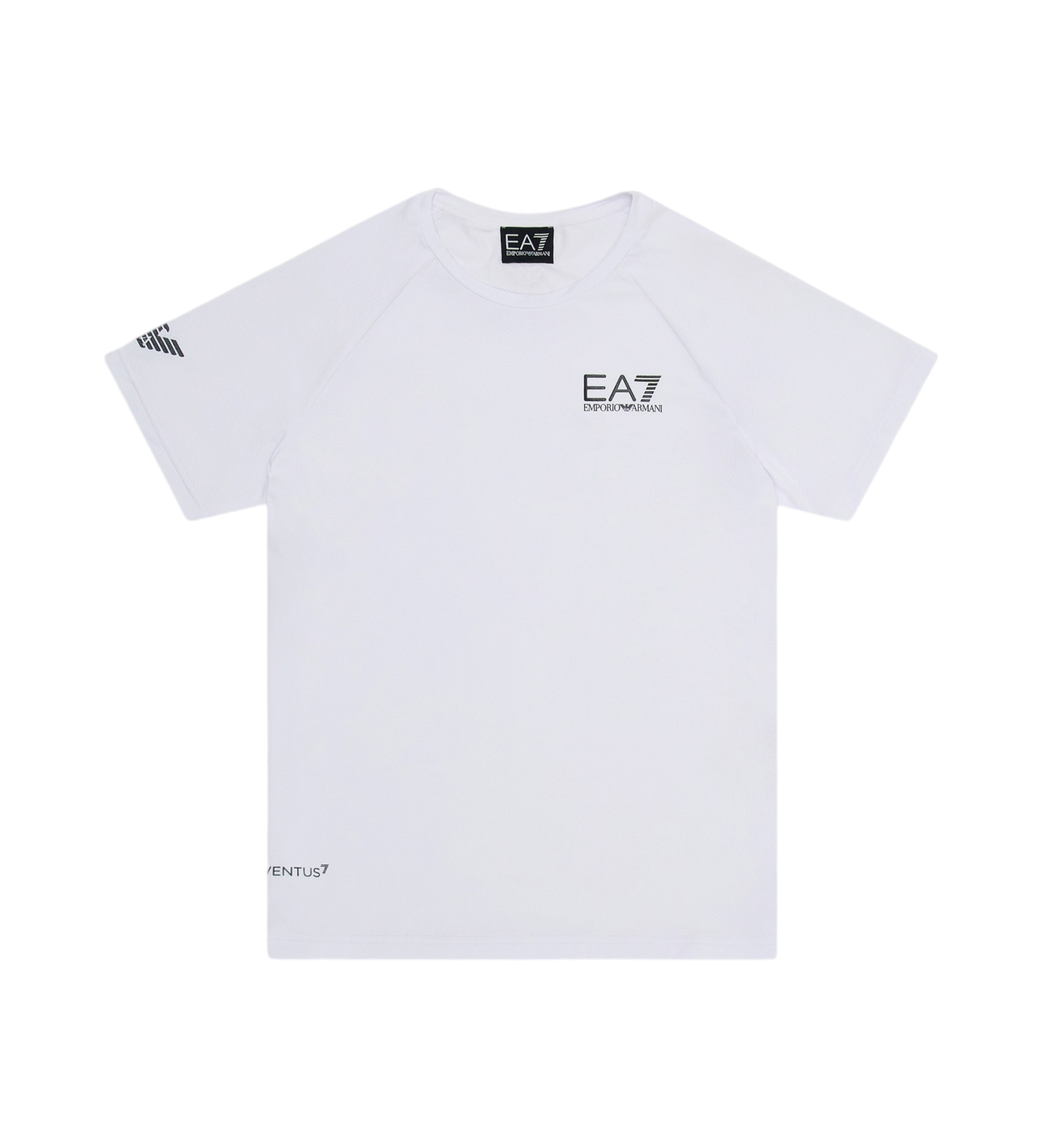 EA7 für Jungen. 8NBT22_BJEMZ Tennis Pro Boy T-Shirt aus technischem Gewebe VENTUS7weiß (16años= 176cm), Lässig, Polyamid, Kurzarm, Kinderb