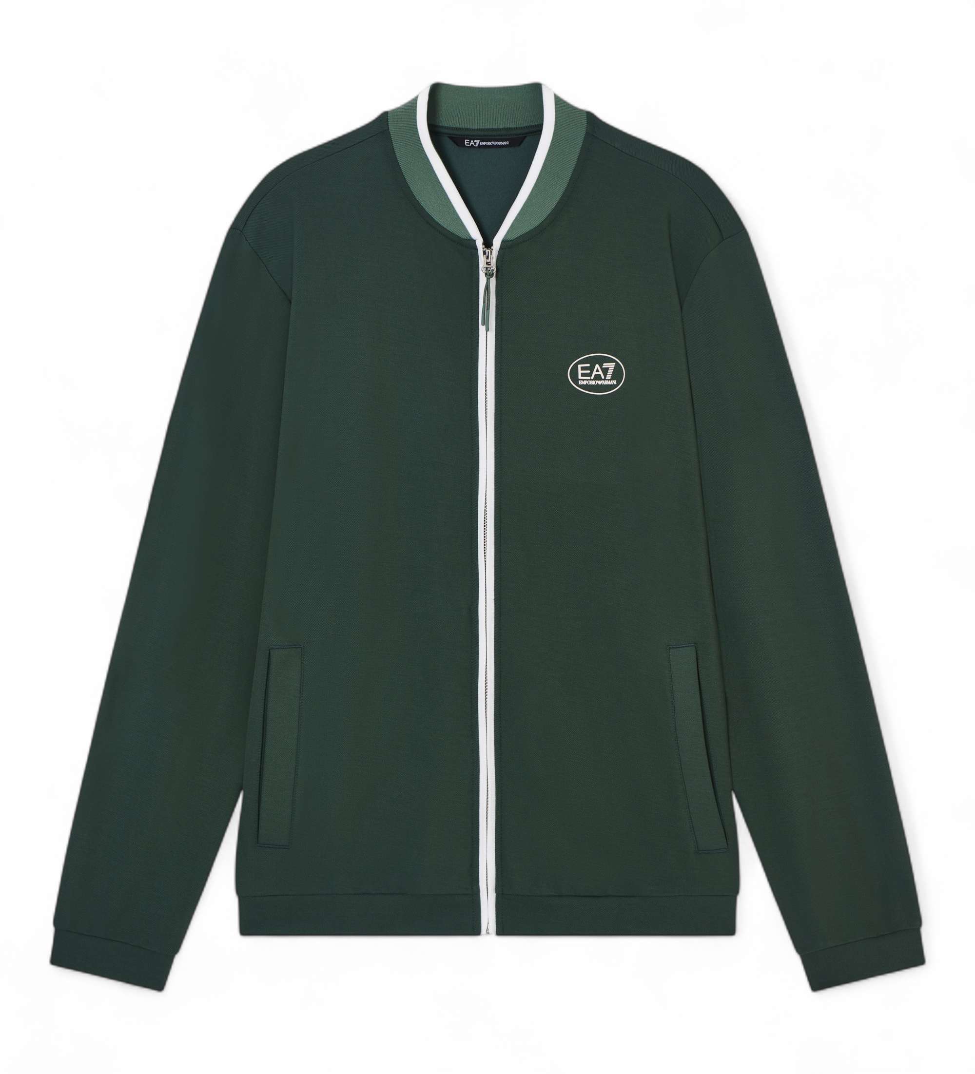 EA7 für Herren. 7M001543_AF13289 Tennis Club Jacke Grün (S), Blau, Lässig, Viskose, Kurzarm