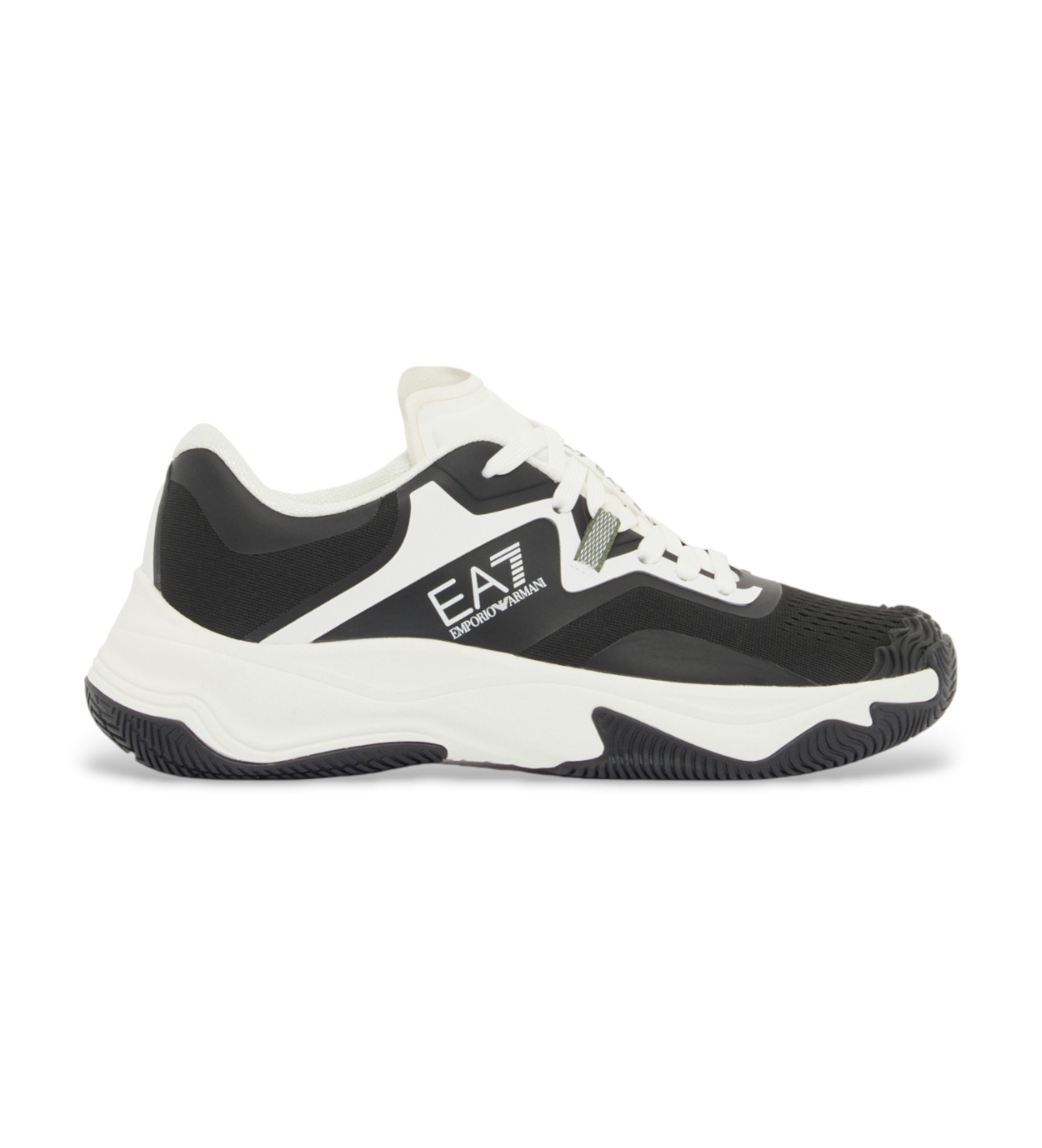 EA7 Unisex. X8X248_XK445 Turnschuhe Hard schwarz (43 1/3), Wohnung, Schnürsenkel, Lässig, Sportlich, Tennis/Padel, Multisport
