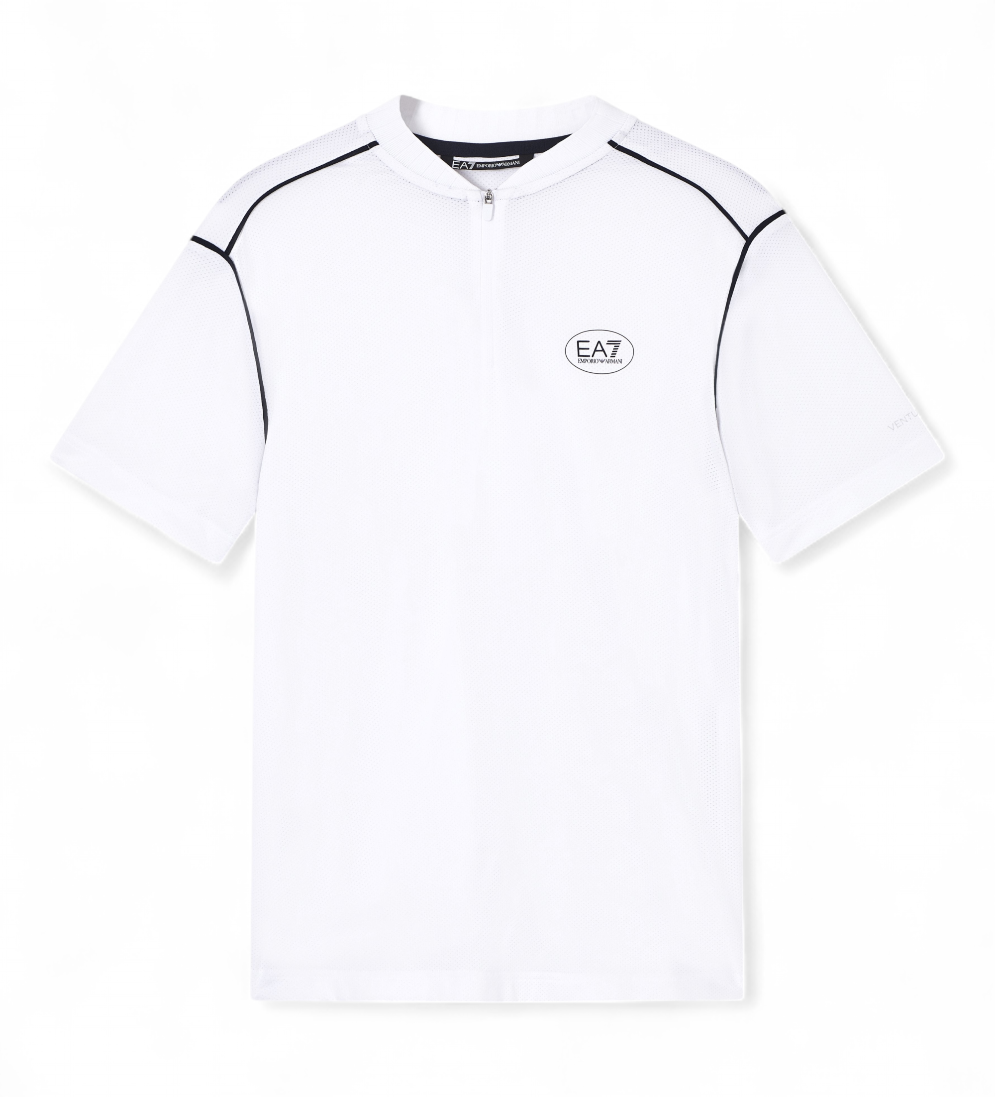 EA7 für Herren. 7M001523_AF21505 Tennis Pro T-Shirt weiß (M), Lässig, Polyester, Kurzarm