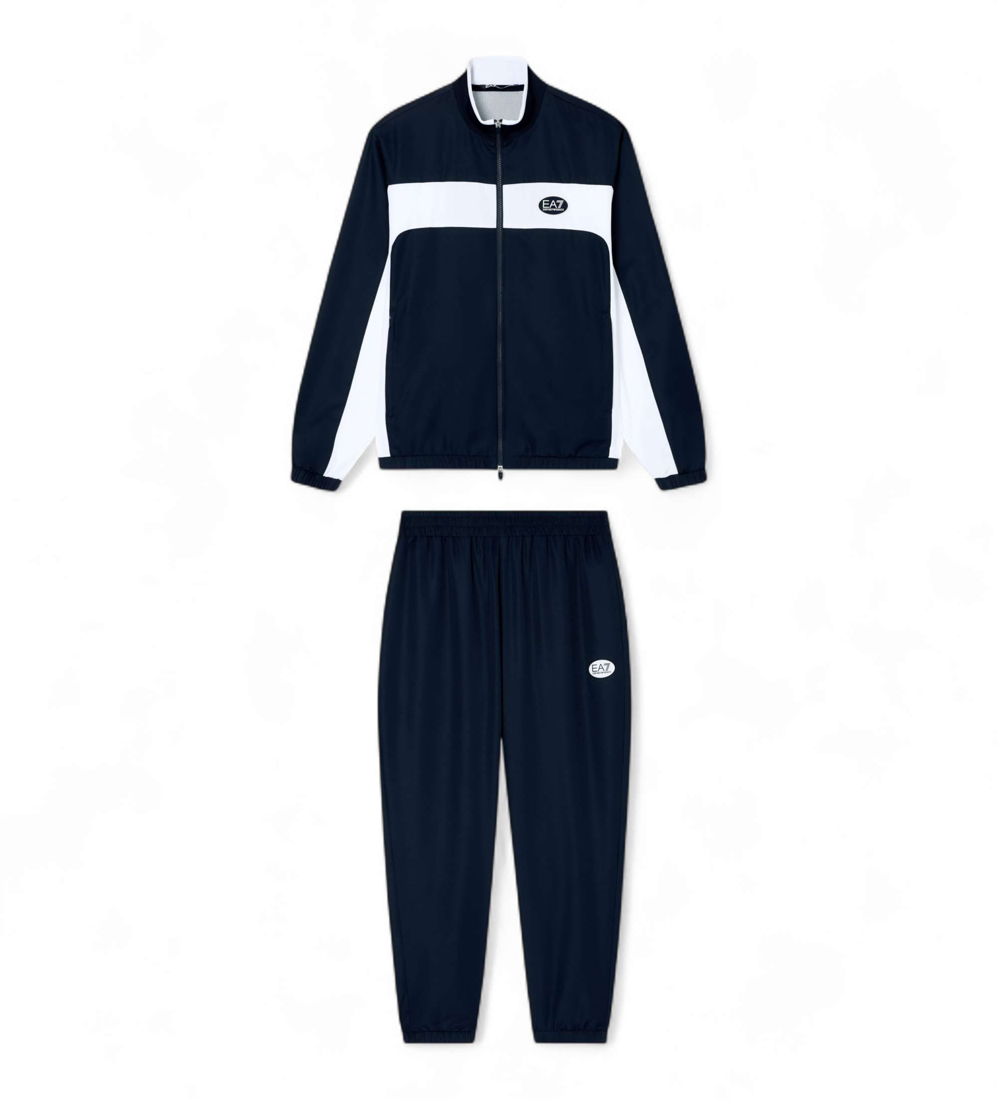 EA7 für Herren. 7M001530_AF16072 Tennis Pro Set Marine (3XL), Sportlich, Sportbekleidung, Multisport, Polyester, Langarm
