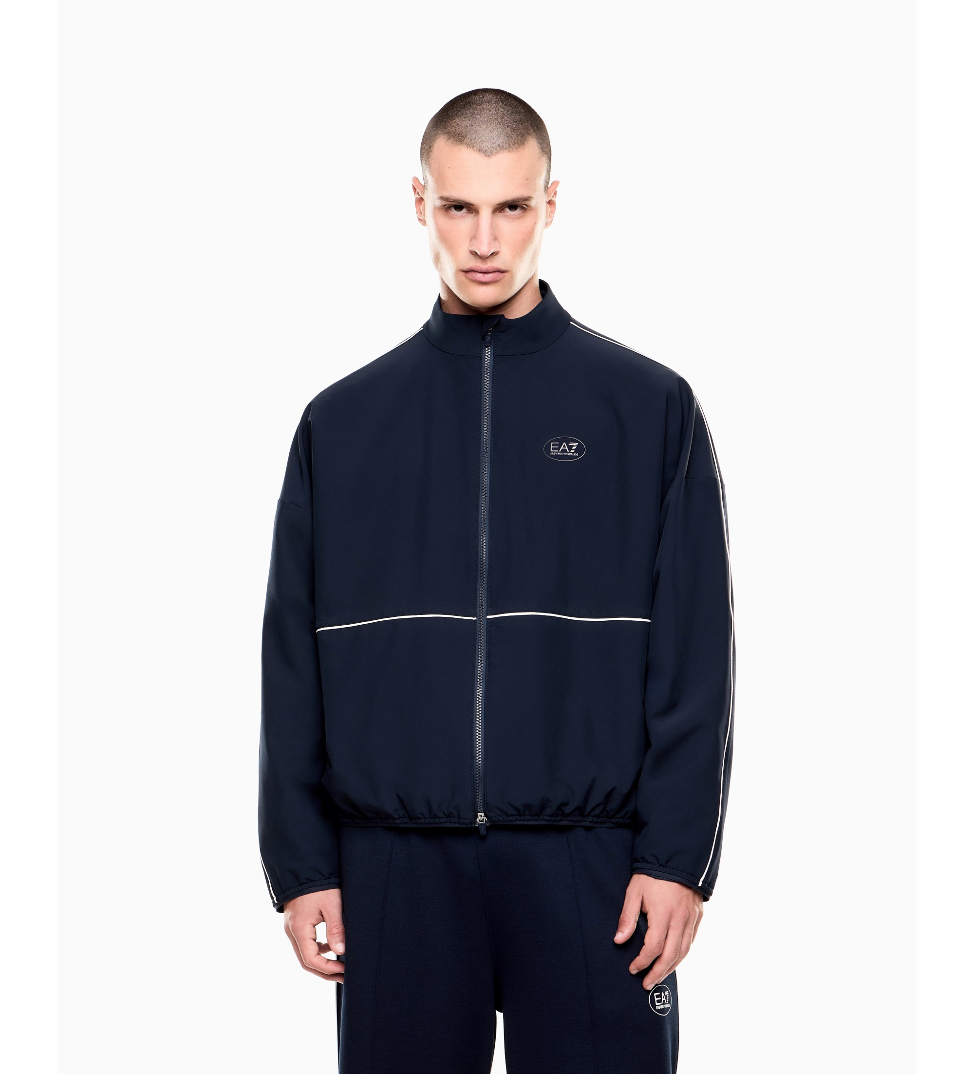 EA7 für Herren. 7M001536_AF24537 Tennis Pro Jacke navy (M), Lässig, Sportlich, Grün, Sportbekleidung, Tennis/Padel, Multisport, Polyester, M