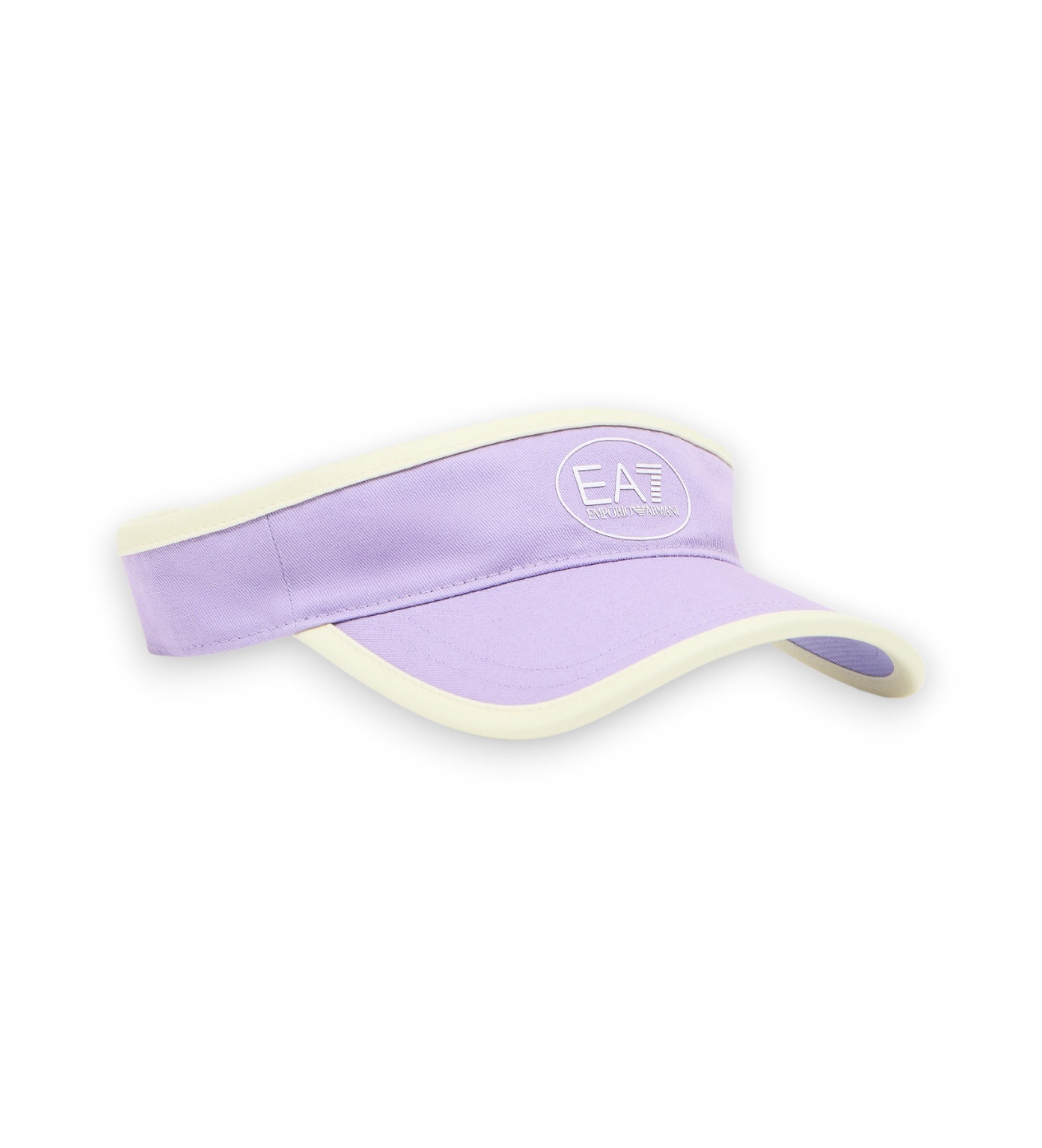 EA7 für Damen. 7W000797_AF13034 Ergonomisches Tennis-Visier in Flieder (OSFA), Sportlich, Baumwolle, Tennis/Padel