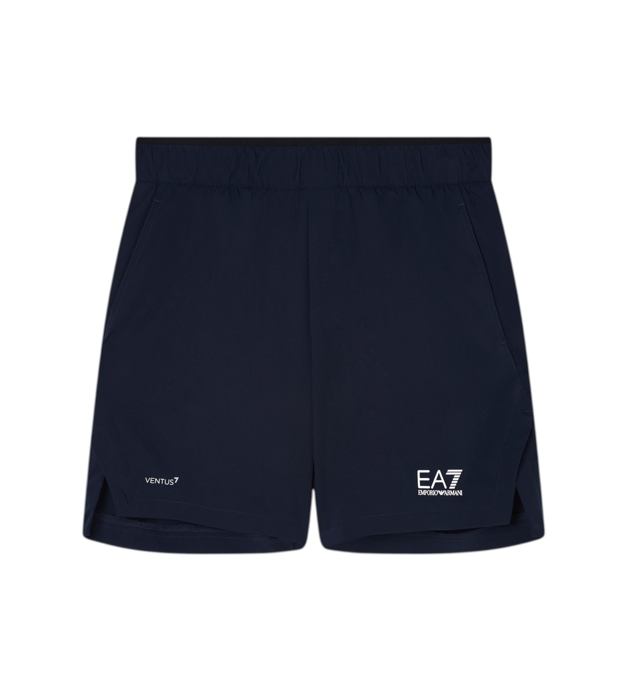 EA7 für Jungen. 7B000272_AF13137 Tennis Pro marineblaue Shorts (12Años= 154cm), Lässig, Polyester, Kinderbekleidung