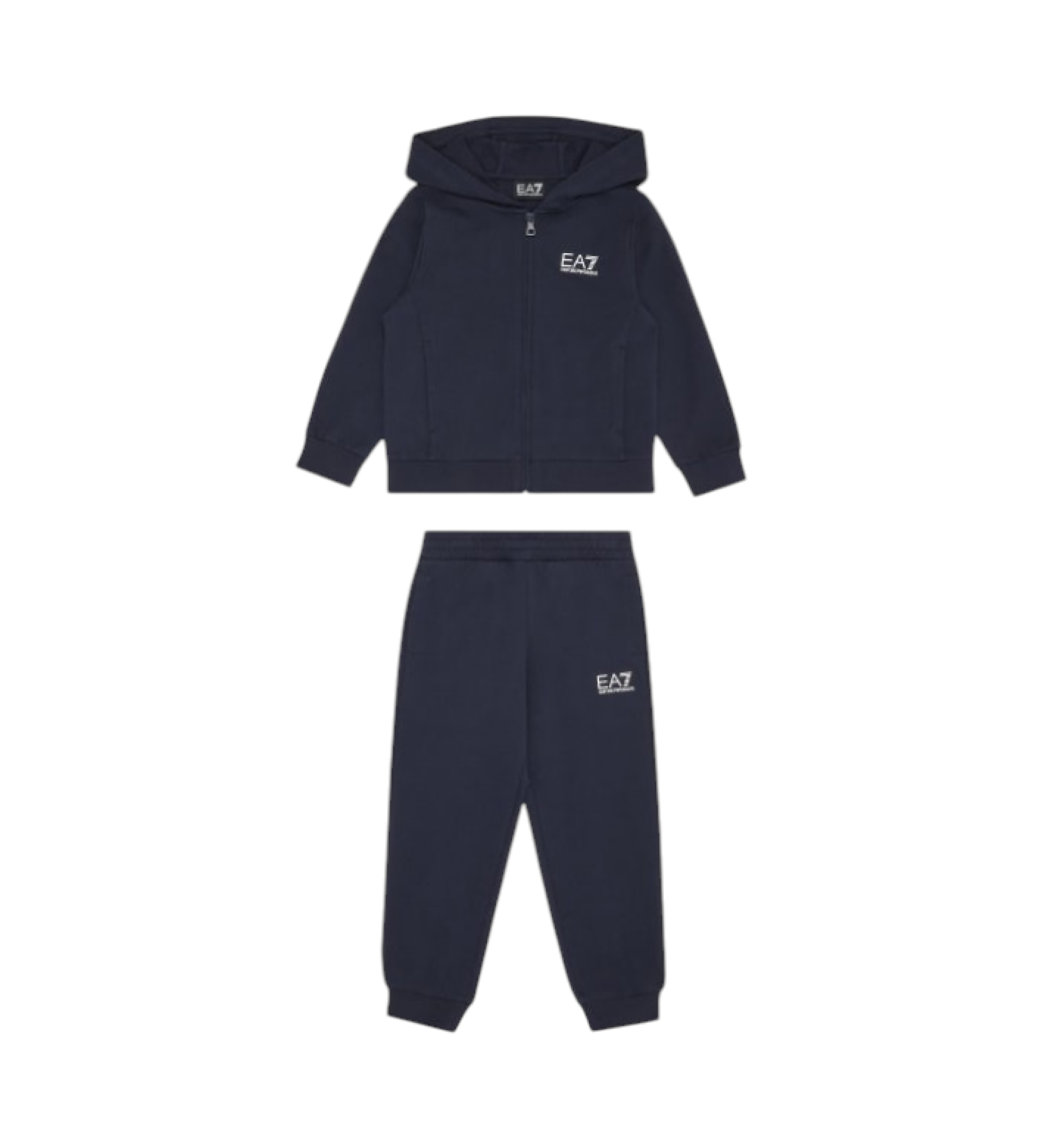 EA7 für Jungen. 7B000031_AF10380 Trainingsanzug Core Identity navy (14Años= 164cm), Lässig, Sportlich, Baumwolle, Multisport, Langarm, Marin