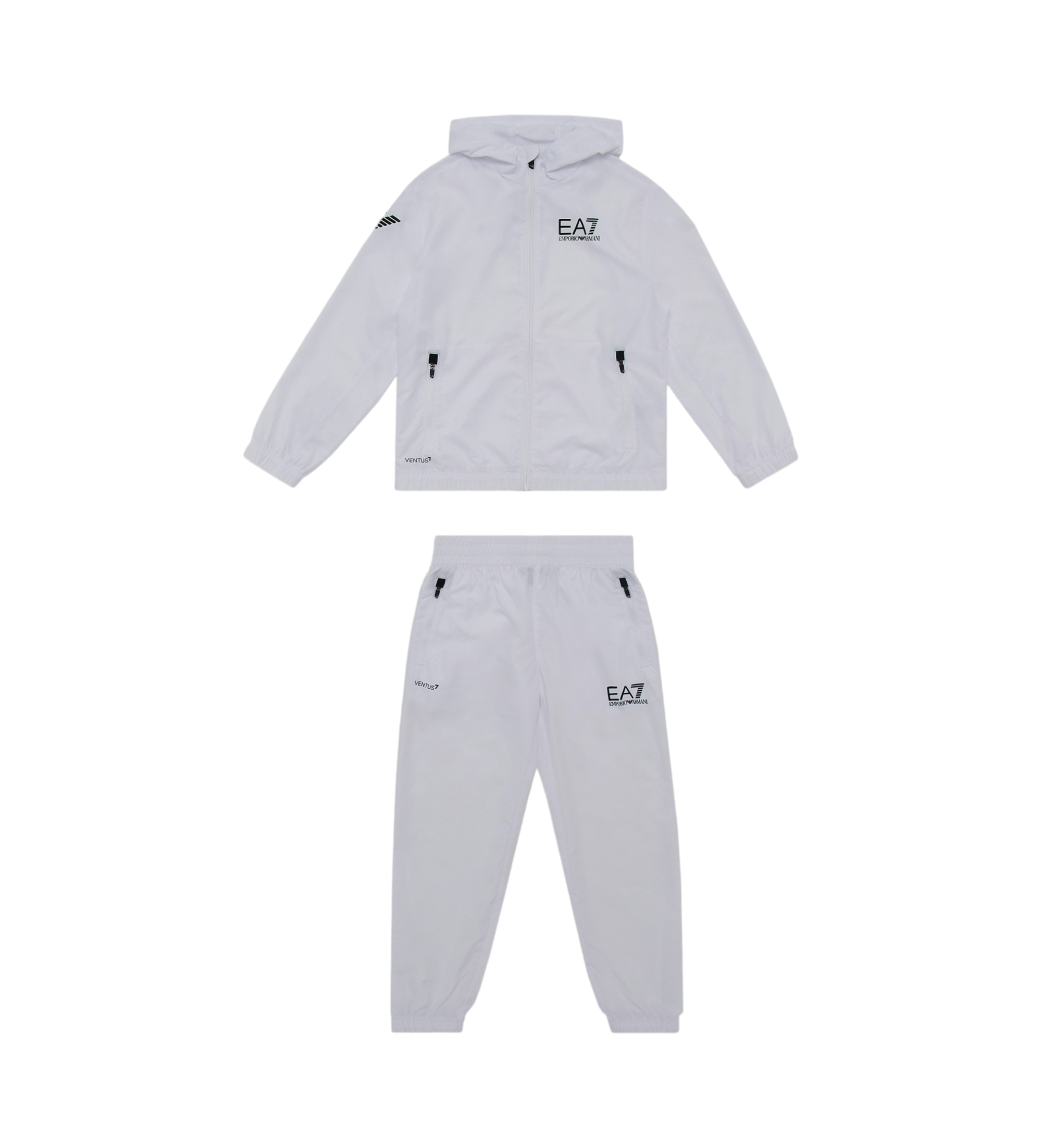 EA7 für Jungen. 8NBV08_BN4HZ Trainingsanzug Tennis Pro Boy aus technischem Gewebe VENTUS7weiß (14años= 164cm), Lässig, Sportlich, Multispo