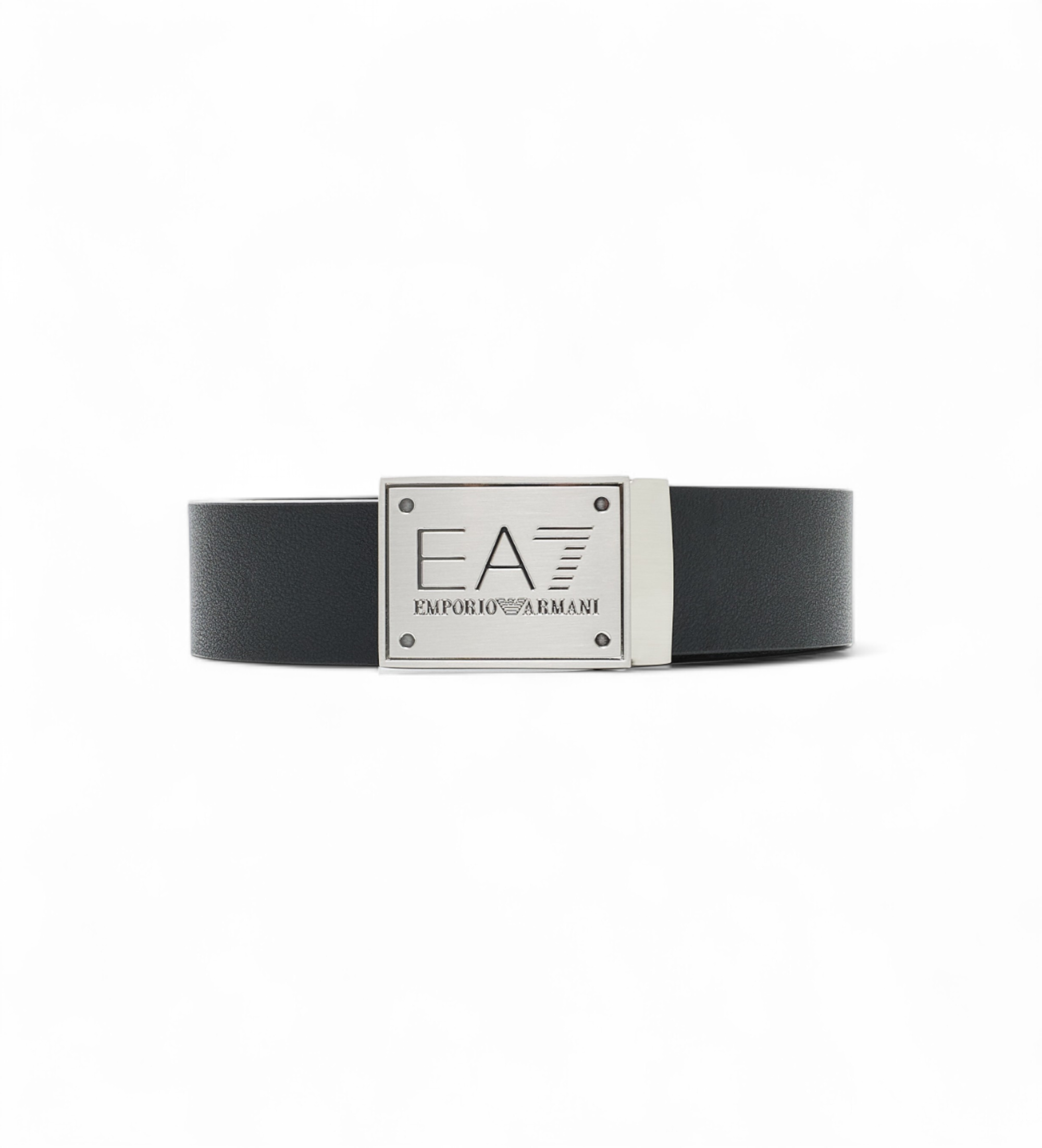 EA7 Unisex. 7X000091_AF14319 Wendegürtel schwarz (OSFA), Lässig, Polyurethan