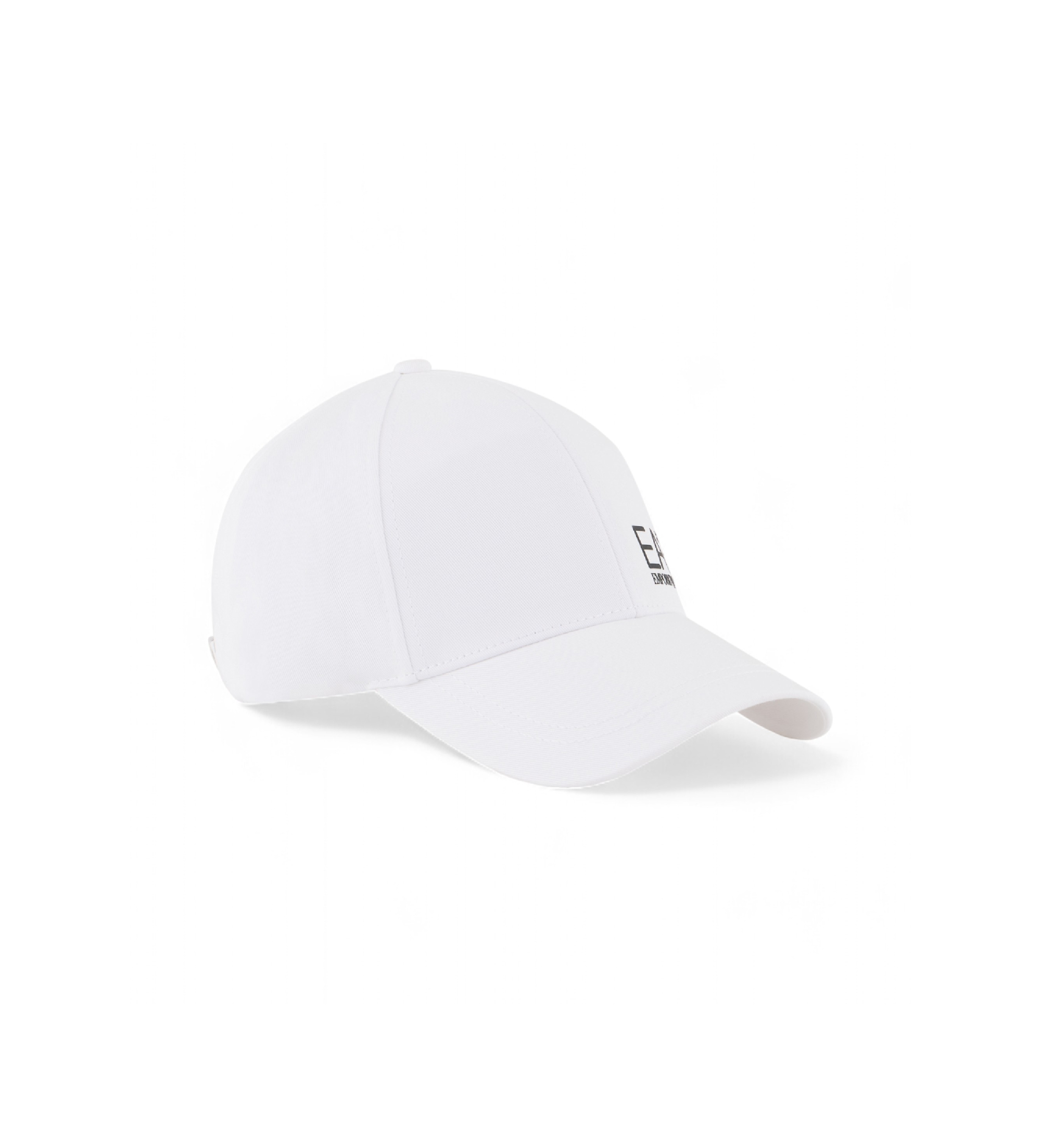 EA7 Unisex. 7X000005_AF11989 Baseballkappe weiß (M), Lässig, Baumwolle