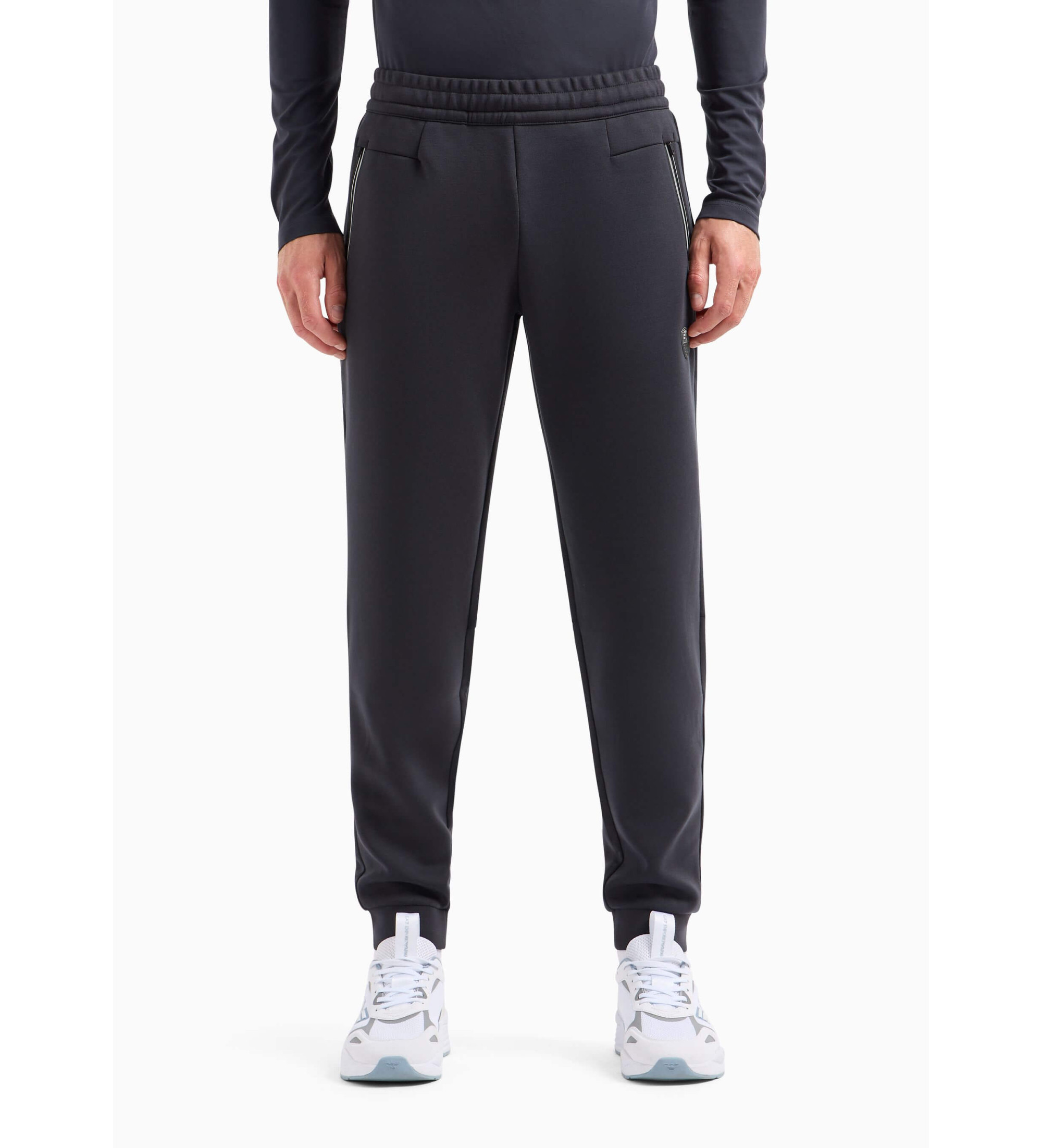 EA7 für Herren. 8NPP63_PJ4EZ Train Premium Shield Pants schwarz (3XL), Lässig, Sportlich, Laufen, Sportbekleidung, Multisport, Polyester
