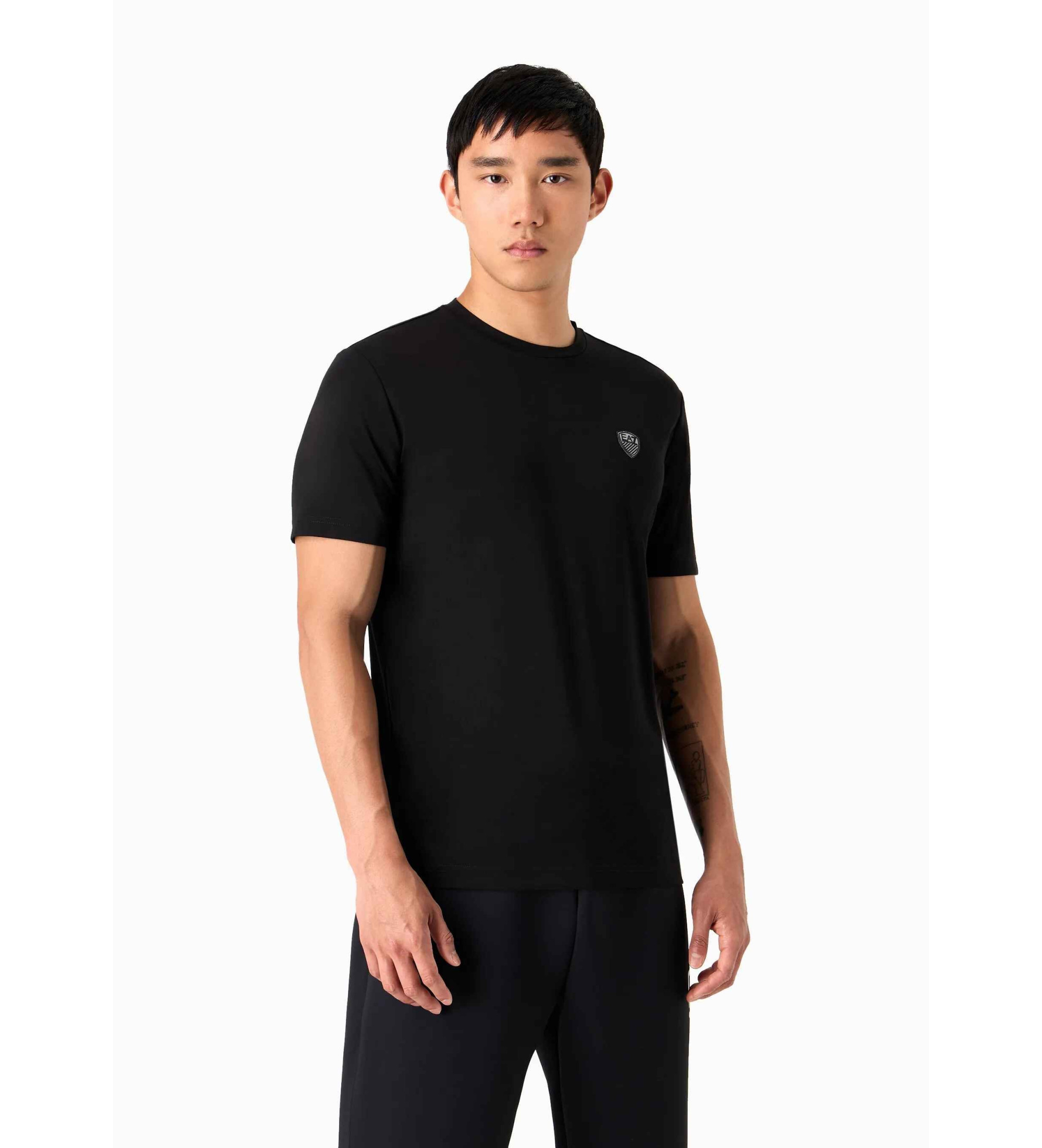 EA7 für Herren. 8NPT16_PJRGZ Train Premium T-shirt schwarz (S), Lässig, Sportlich, Multisport, Kurzarm