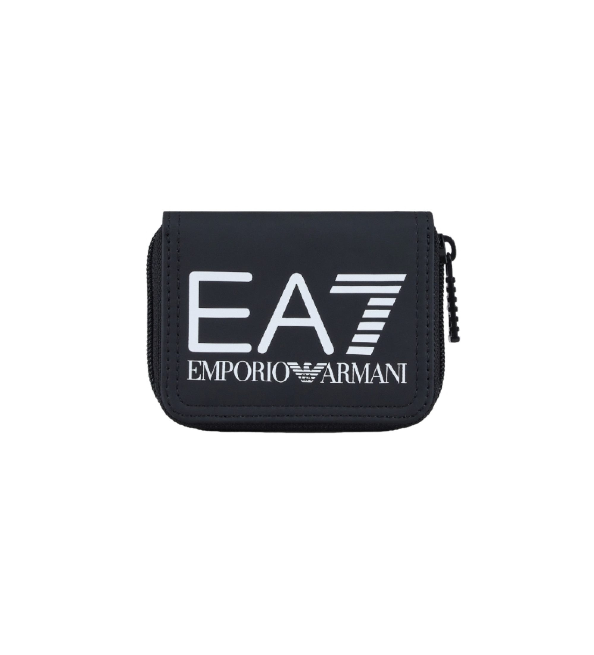EA7 Unisex. 245055_3R910 Maxilogo Brieftasche schwarz (OSFA), Lässig, Polyester