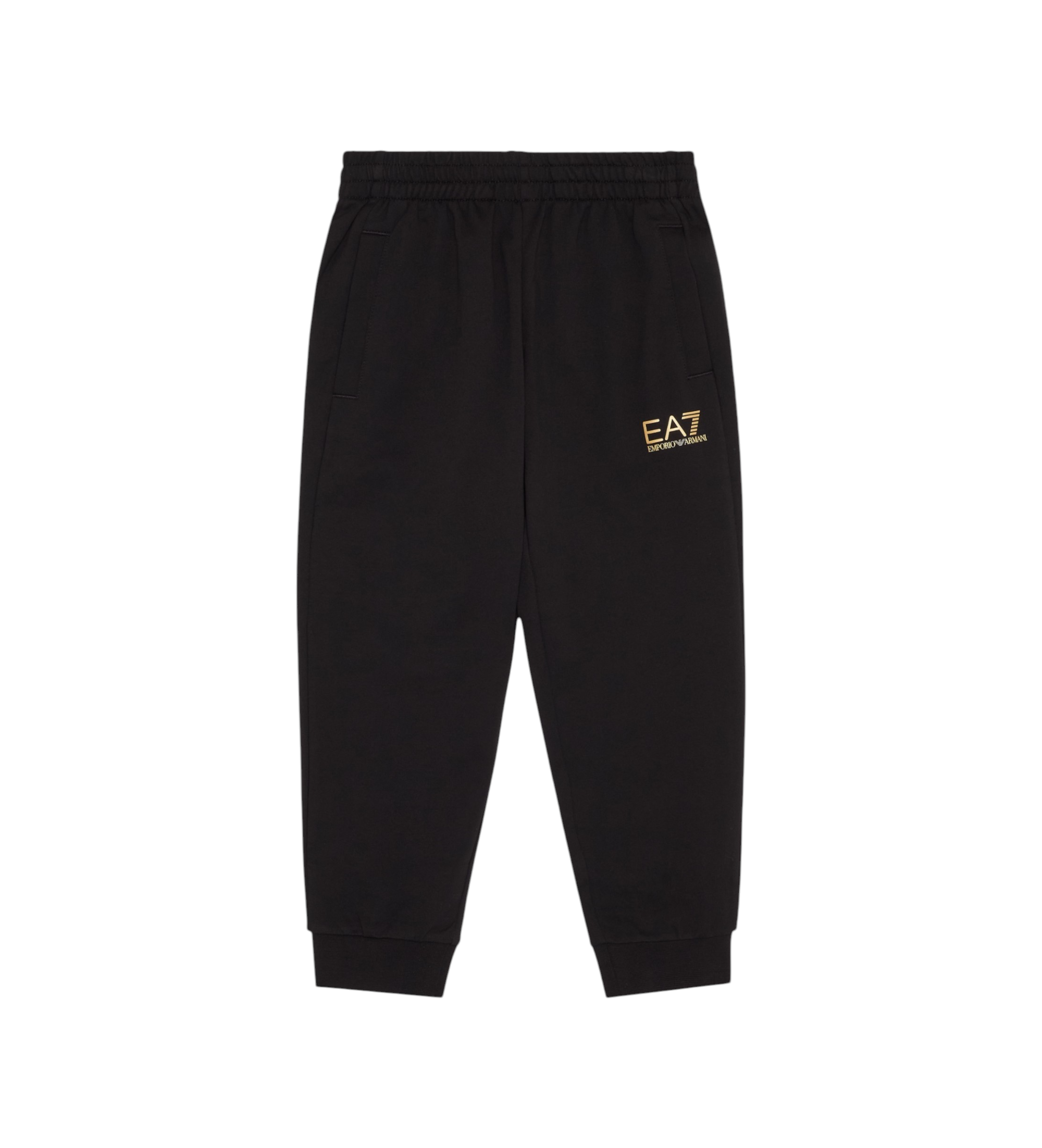 EA7 für Jungen. 7B000027_AF10380 Core Identity Hose schwarz (10Años= 142cm), Lässig, Baumwolle, Kinderbekleidung
