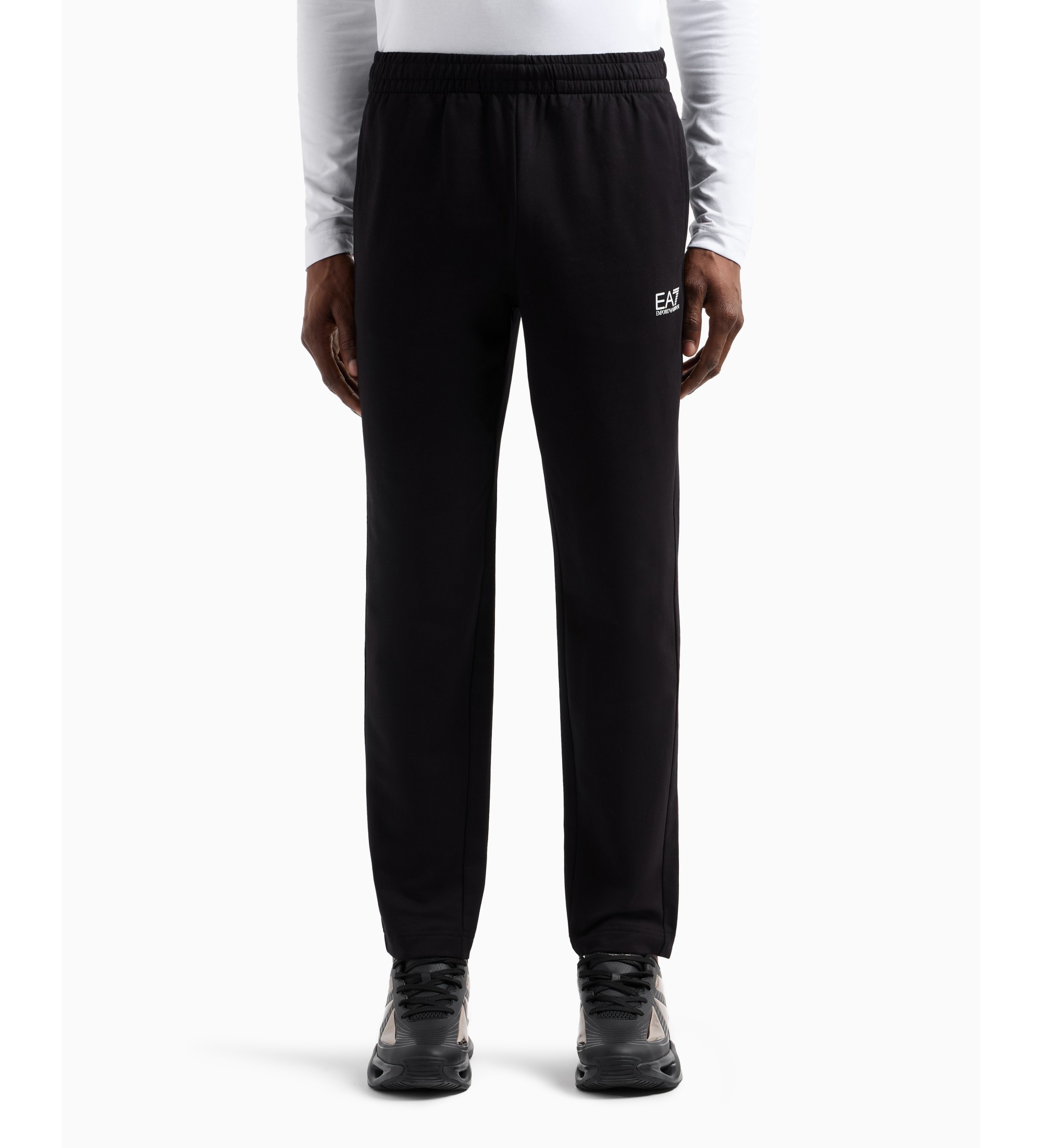 EA7 für Herren. 8NPP65_PJVRZ Core Identity Hose schwarz (L), Lässig, Baumwolle