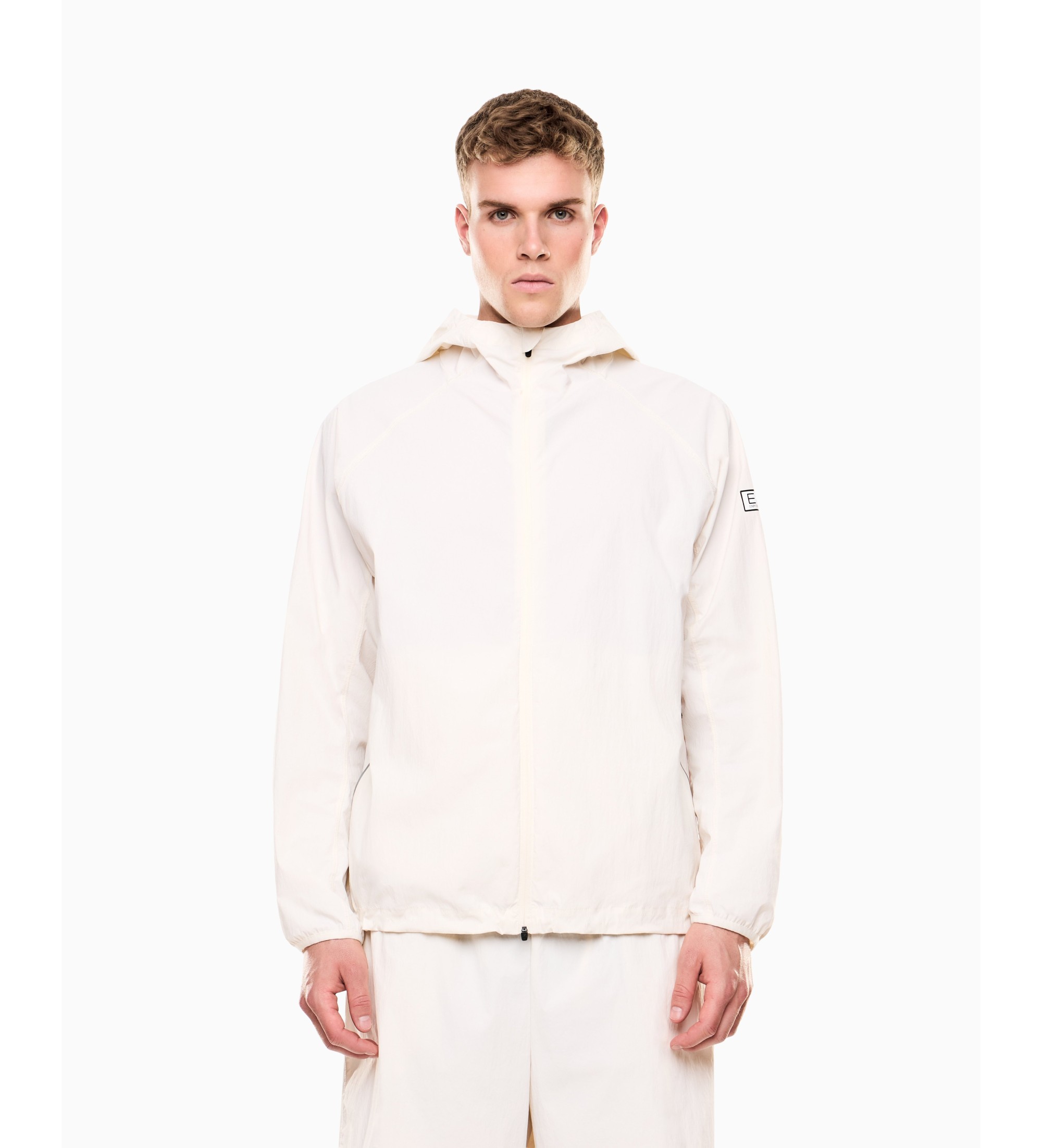 EA7 für Herren. 7M001376_AF21306 Ventus7 Jacke M Weiß (S), Polyester, Draußen